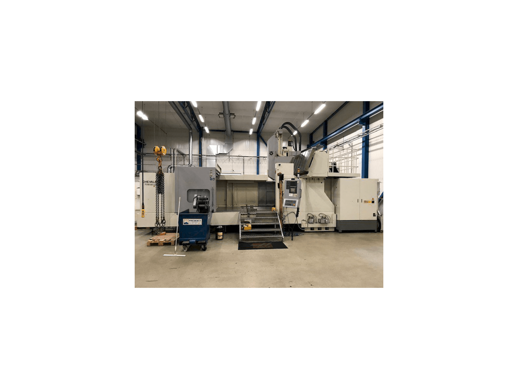 Frontansicht der Chevalier FVM-80125DC Maschine