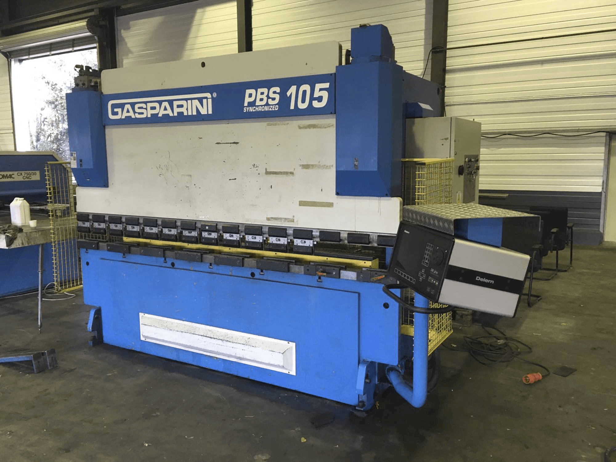 Frontansicht der GASPARINI PBS 105 3000 Maschine
