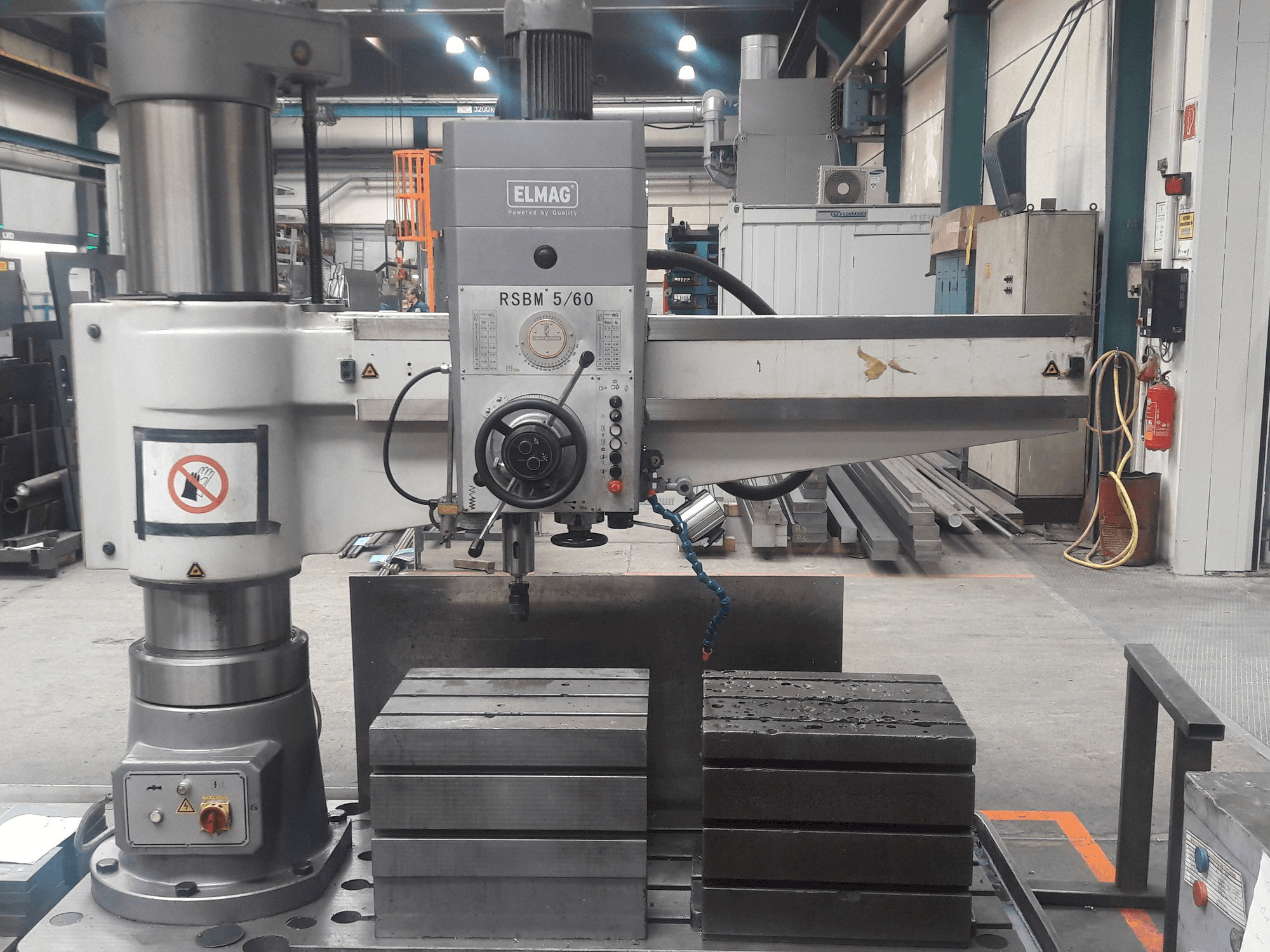 Frontansicht der ELMAG RSBM 5/60 Maschine