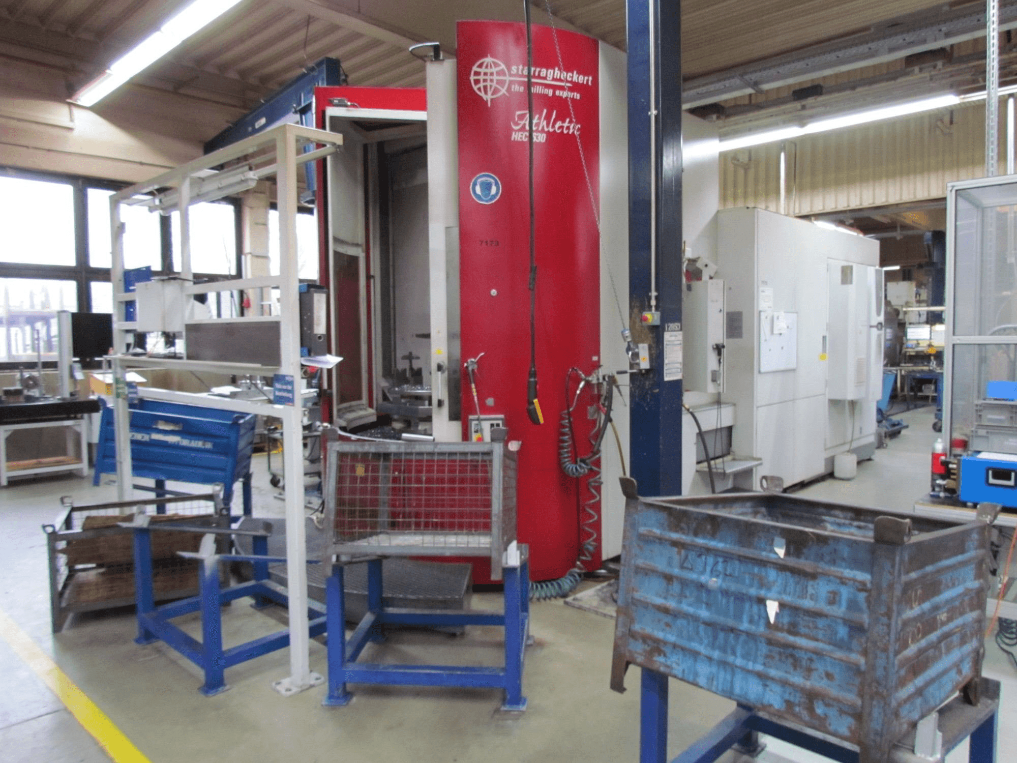 Frontansicht der Heckert HEC 630 Maschine