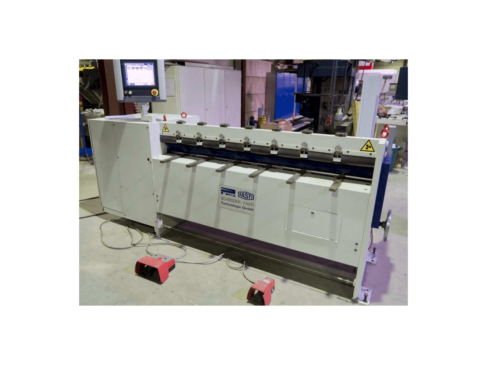 Frontansicht der SCHRODER Fasti 145-18/075 Maschine