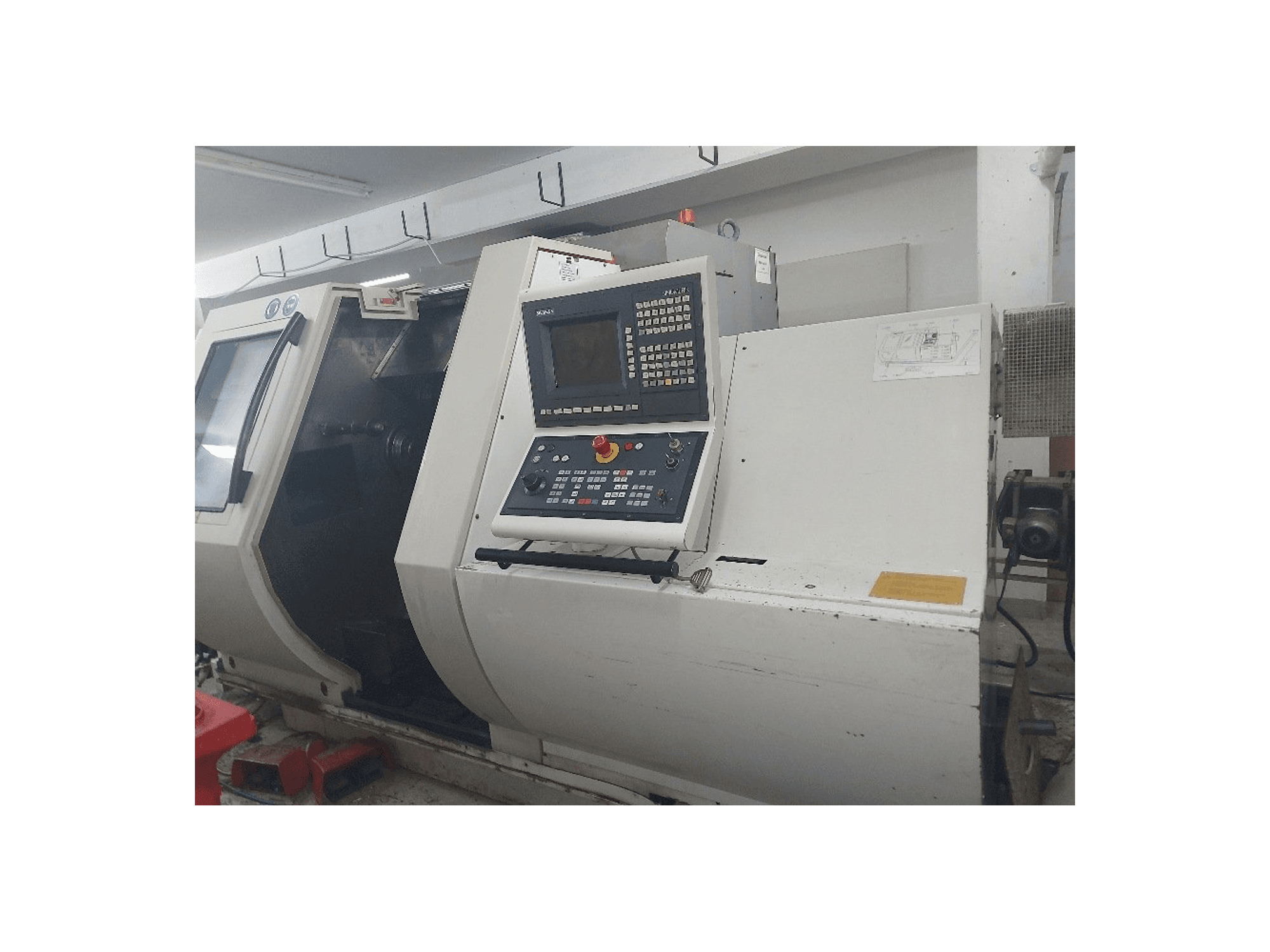 Frontansicht der Gildemeister MF Twin 65 Maschine