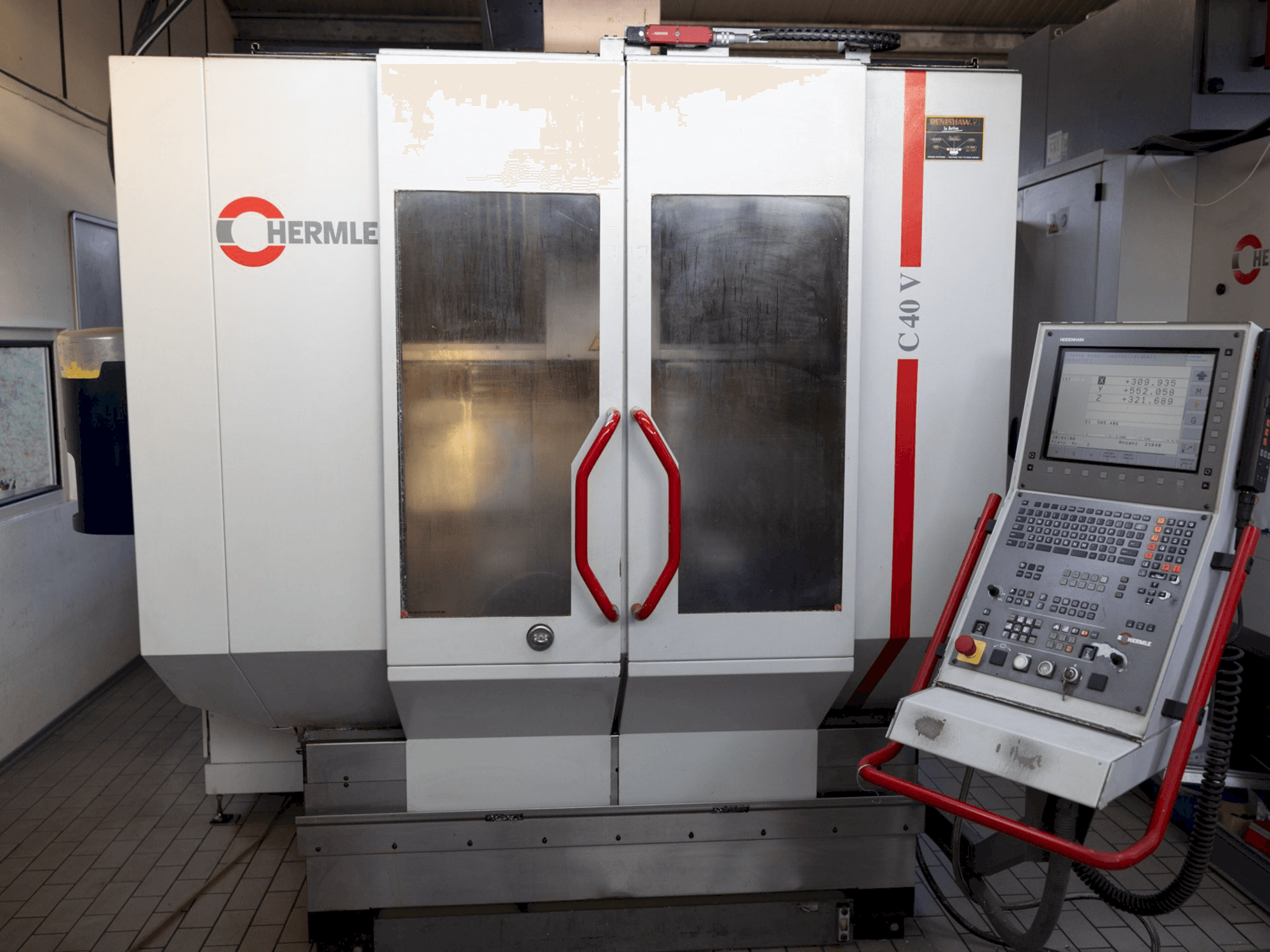 Ausschnitt der HERMLE C 40 V Maschine