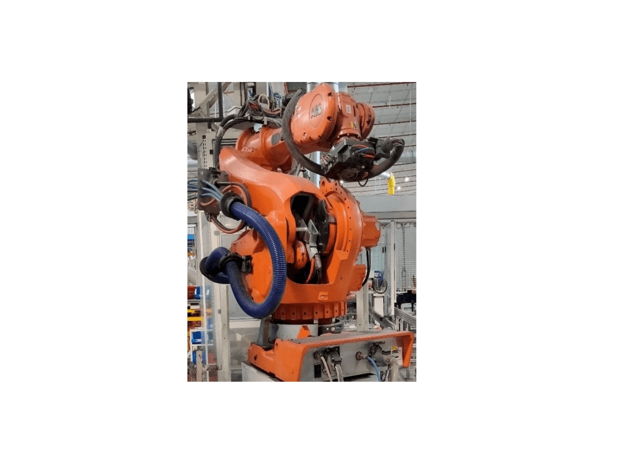 Linke Seitenansicht der ABB IRB 6600-175/2.55 Maschine