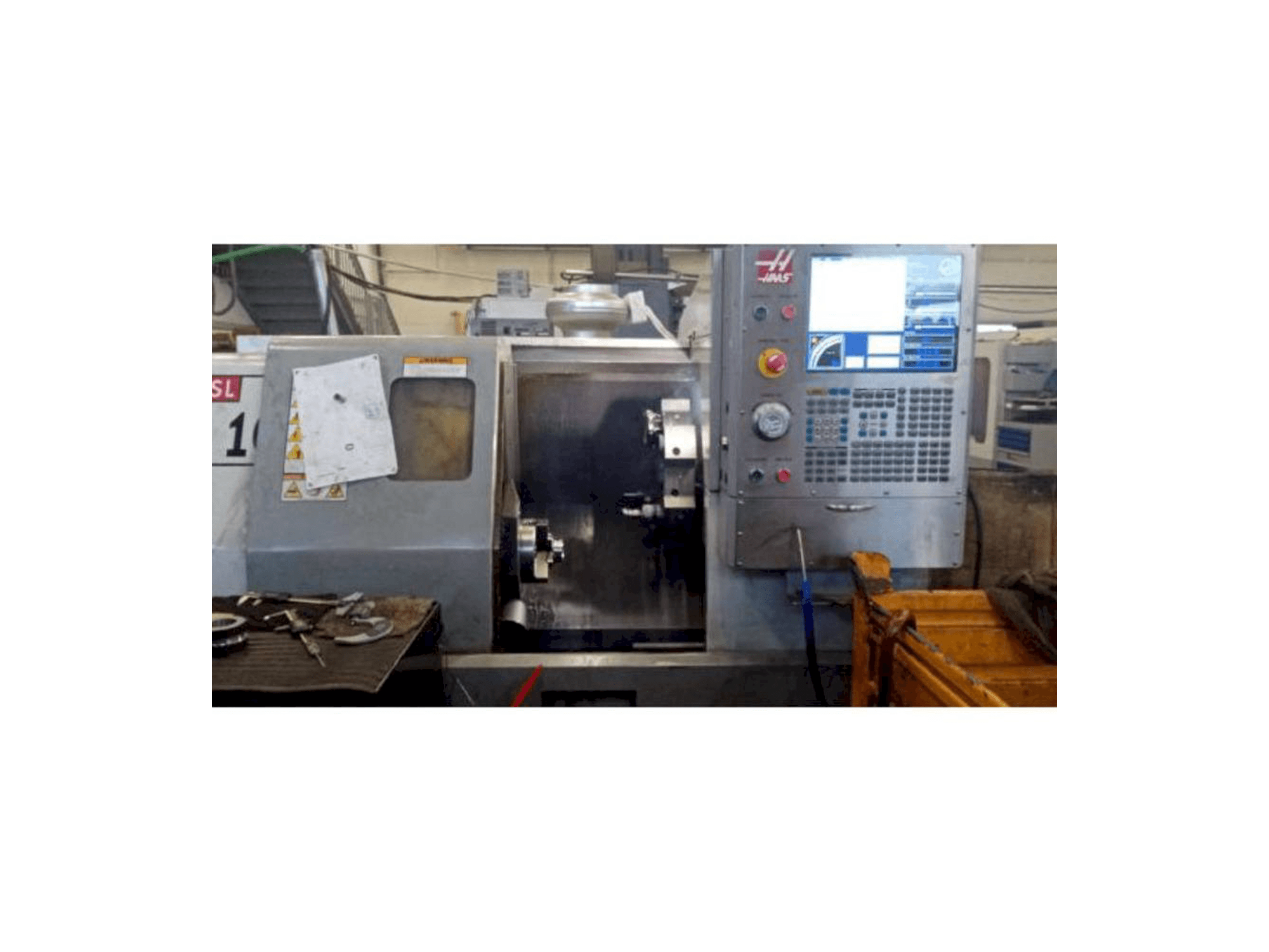 Frontansicht der HAAS SL-10 Maschine
