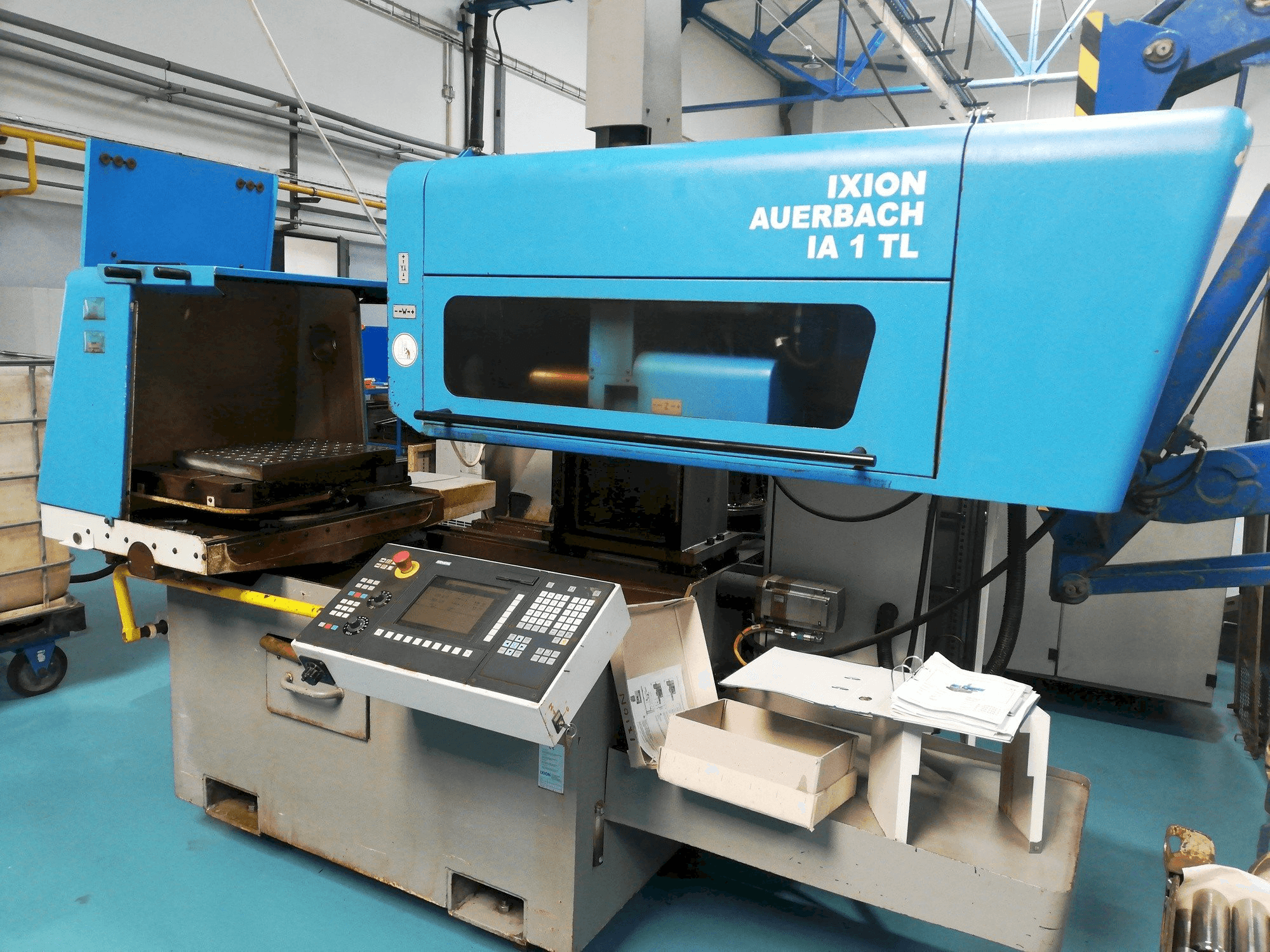 Frontansicht der IXION Auerbach IA 1 TL Maschine