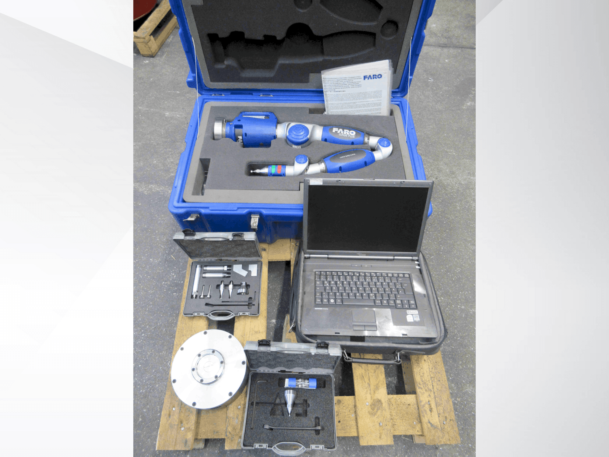 Frontansicht der Faro F04 Maschine