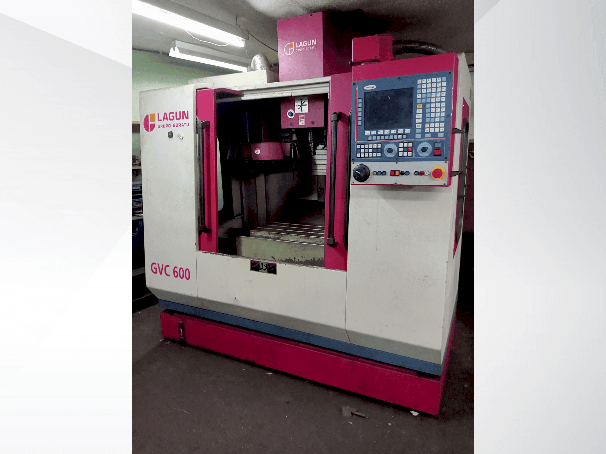 Frontansicht der LAGUN GVC 600 Maschine