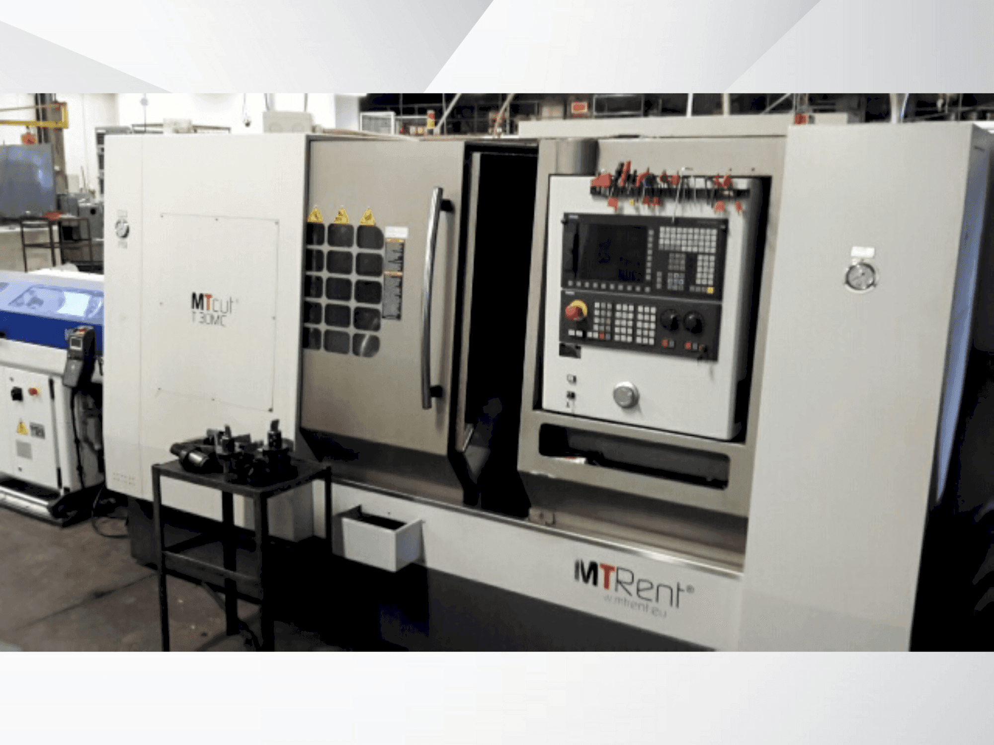 Frontansicht der MTRent T30MC Maschine