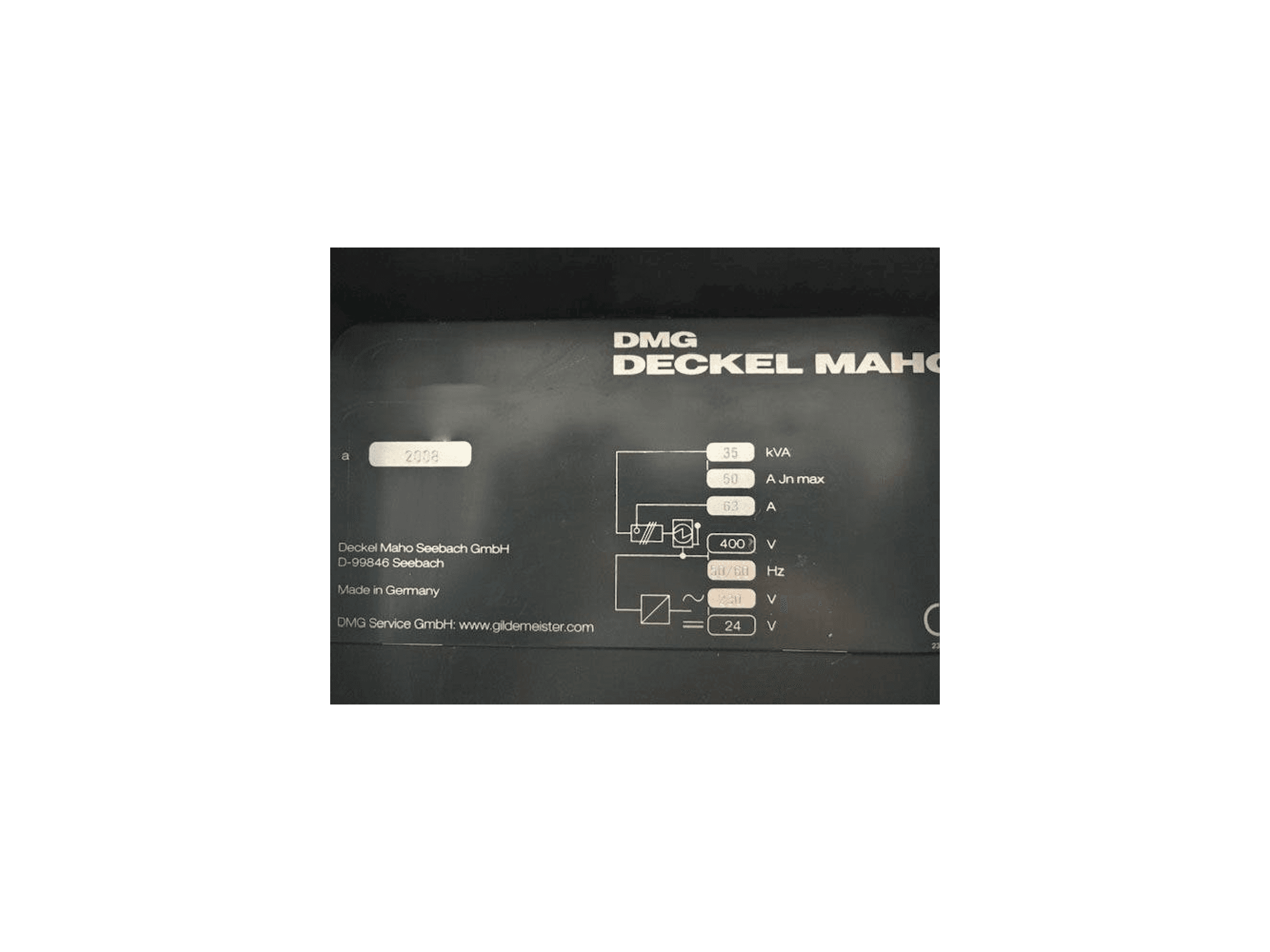 Ausschnitt der DMG DMC 635V Maschine