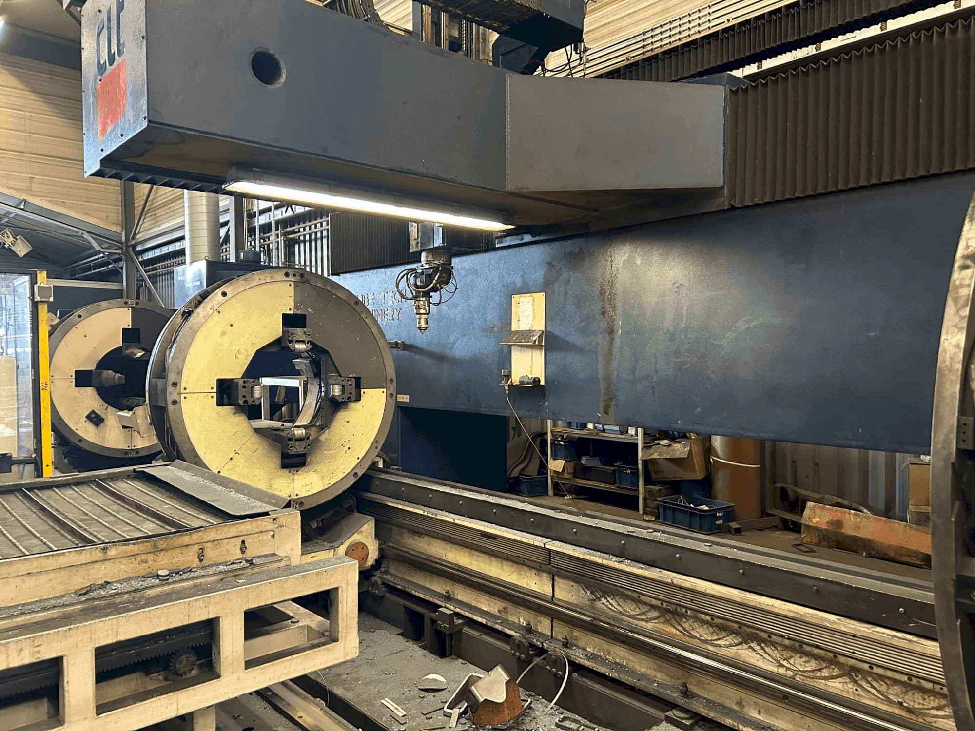 Frontansicht der TTM FL 600 3D Maschine