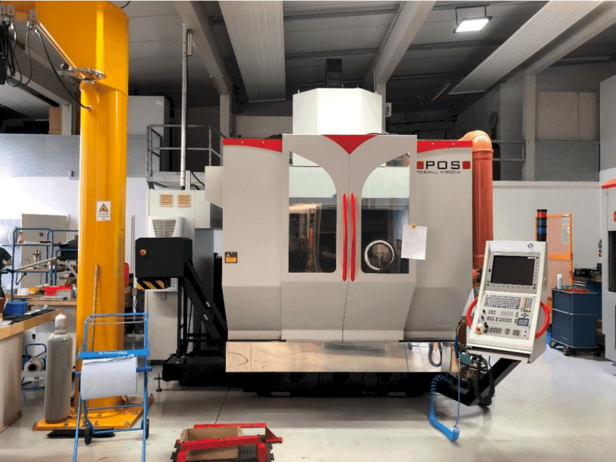 Frontansicht der POSmill H 800 U Maschine