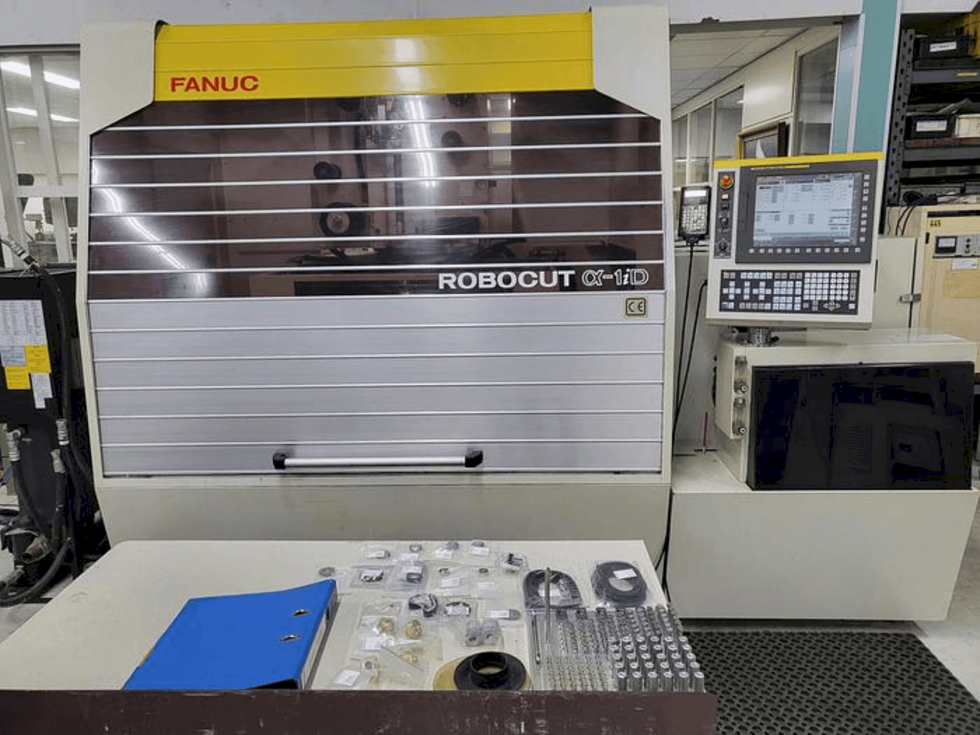 Frontansicht der FANUC Alpha 1ID Maschine