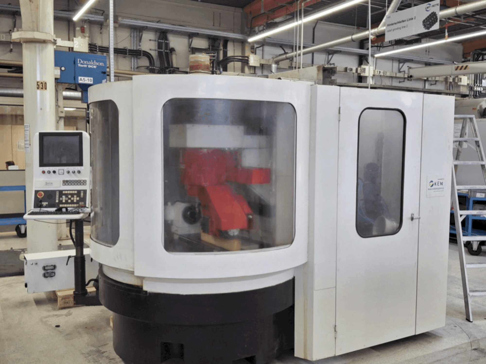 Frontansicht der SAACKE UWIID Maschine