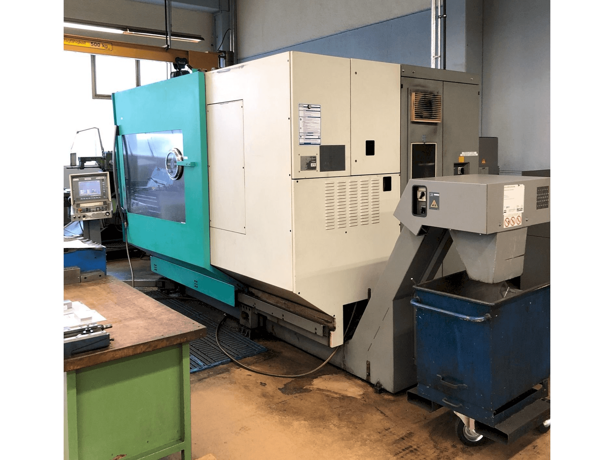 Frontansicht der DECKEL MAHO Dmu80p Maschine