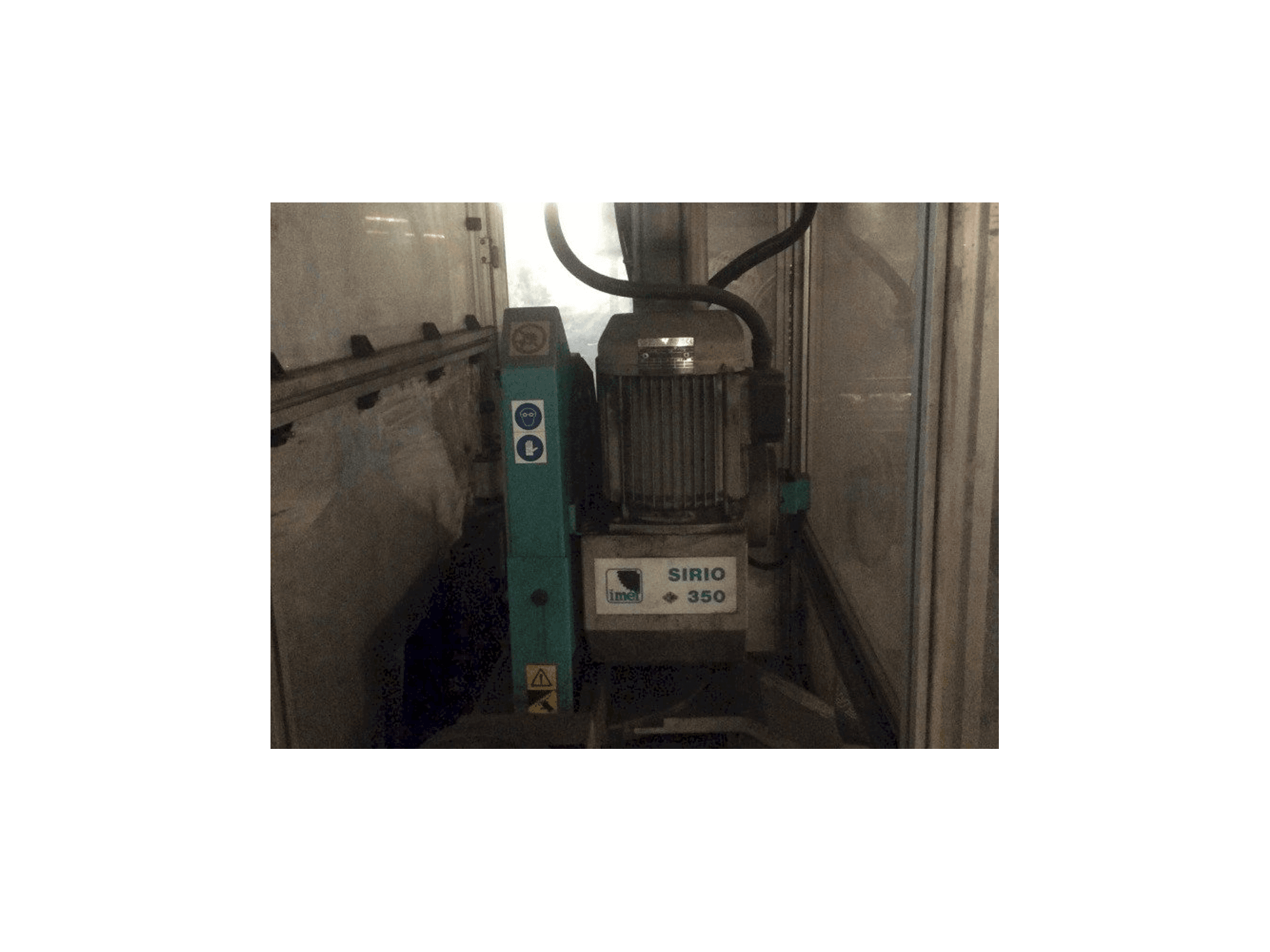Linke Seitenansicht der Imet Sirio 350 AF-E Maschine