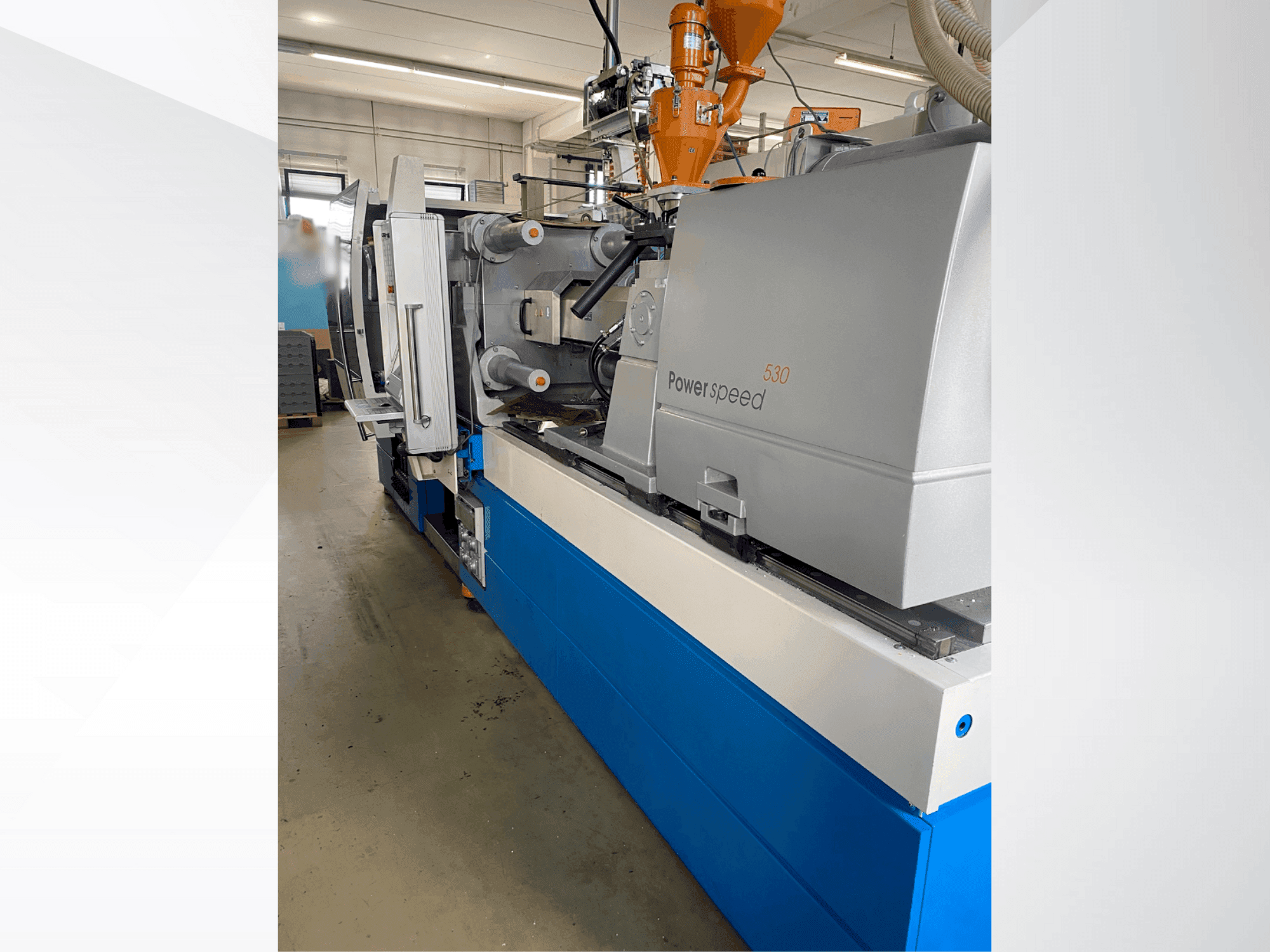 Frontansicht der Netstal ELION 1200-530 PS Maschine