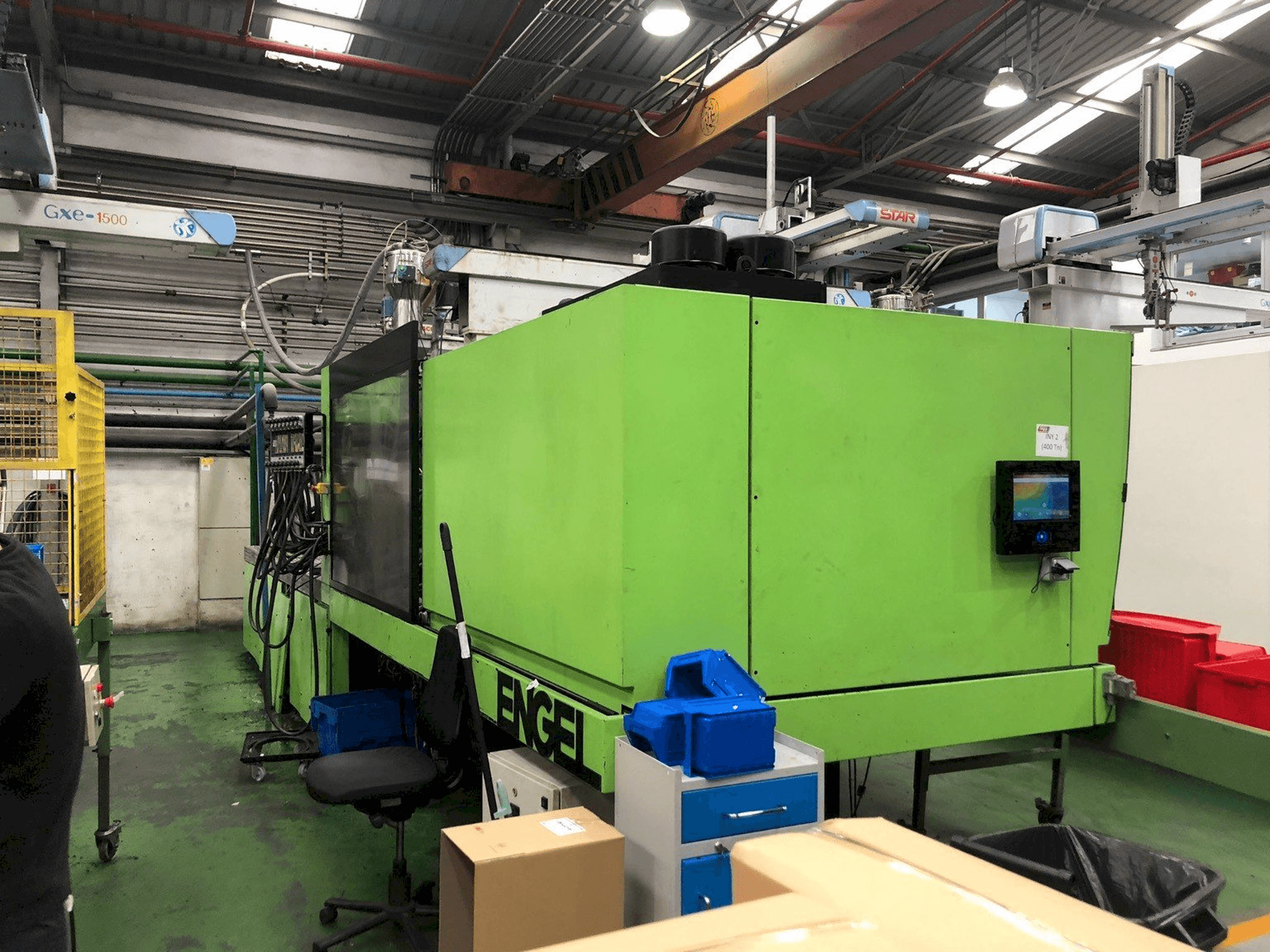 Frontansicht der Engel ES 3550/400 HL Maschine