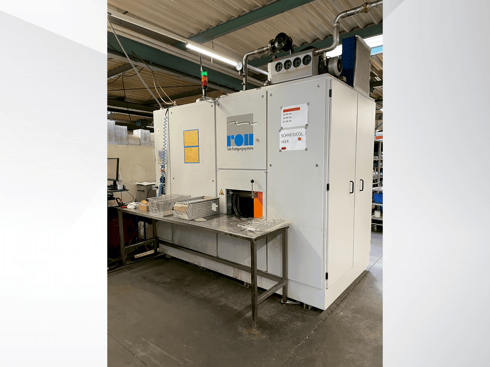 Frontansicht der ROLL RCTS advantage Maschine