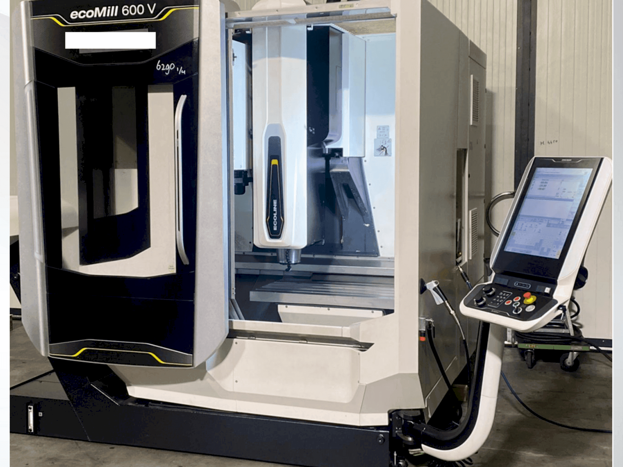 Frontansicht der DMG Ecomill 600V Maschine