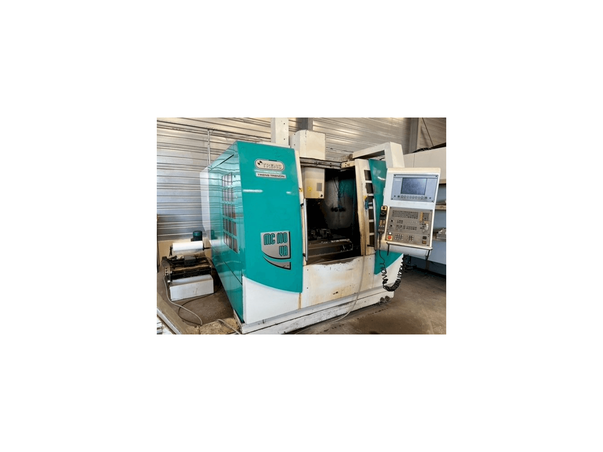 Linke Seitenansicht der TRENS MC100VA Maschine