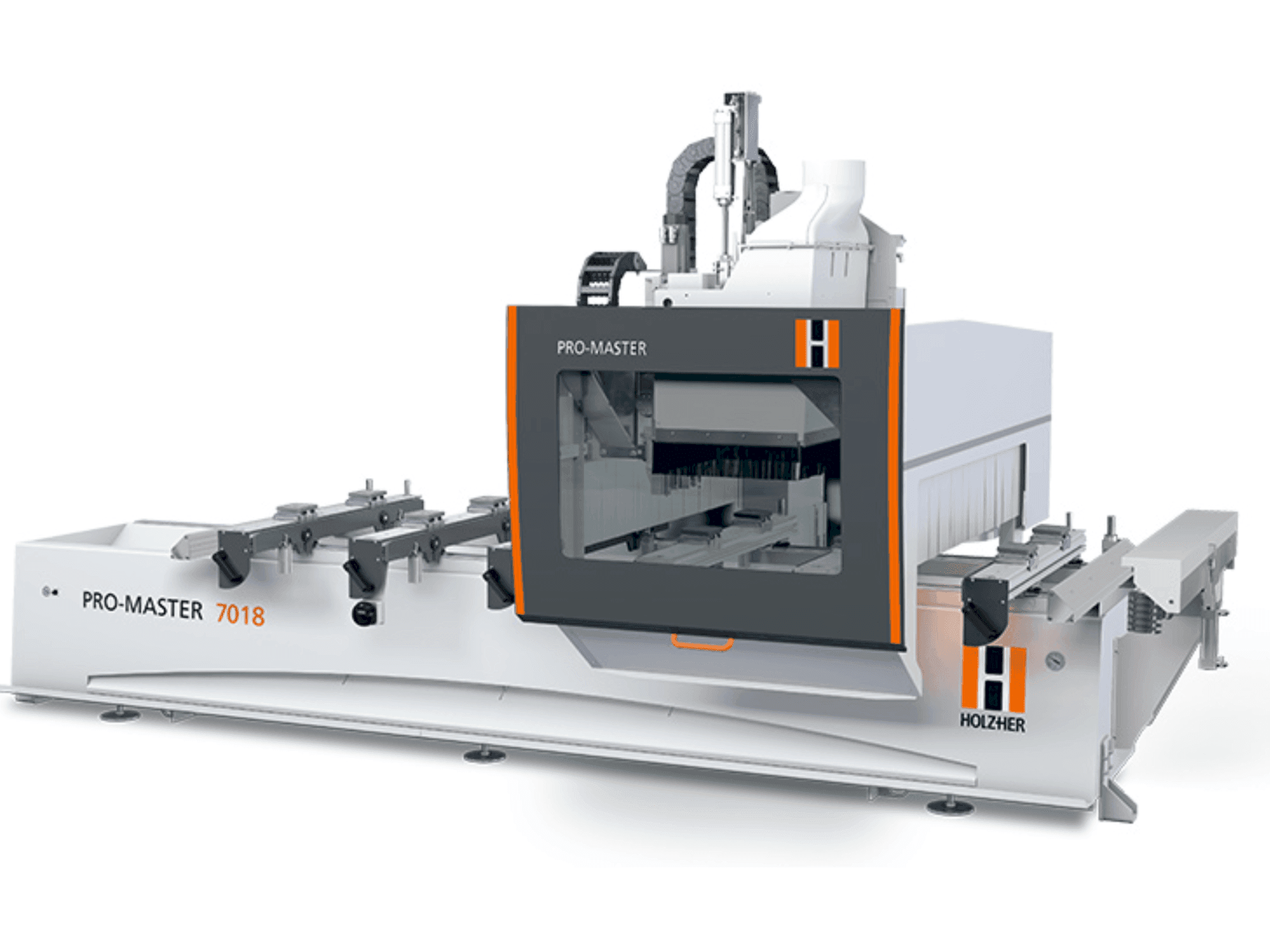 Frontansicht der HOLZHER PRO MASTER 7018 Maschine