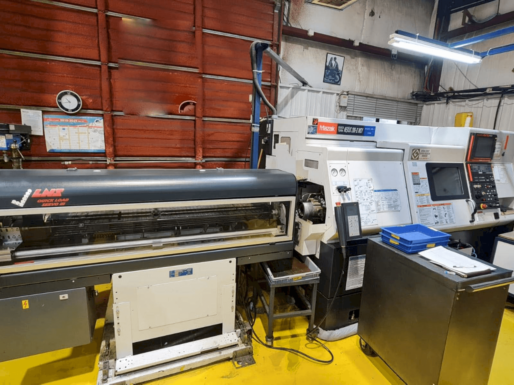 Frontansicht der Mazak Quick Turn Nexus 200-II MSY Maschine