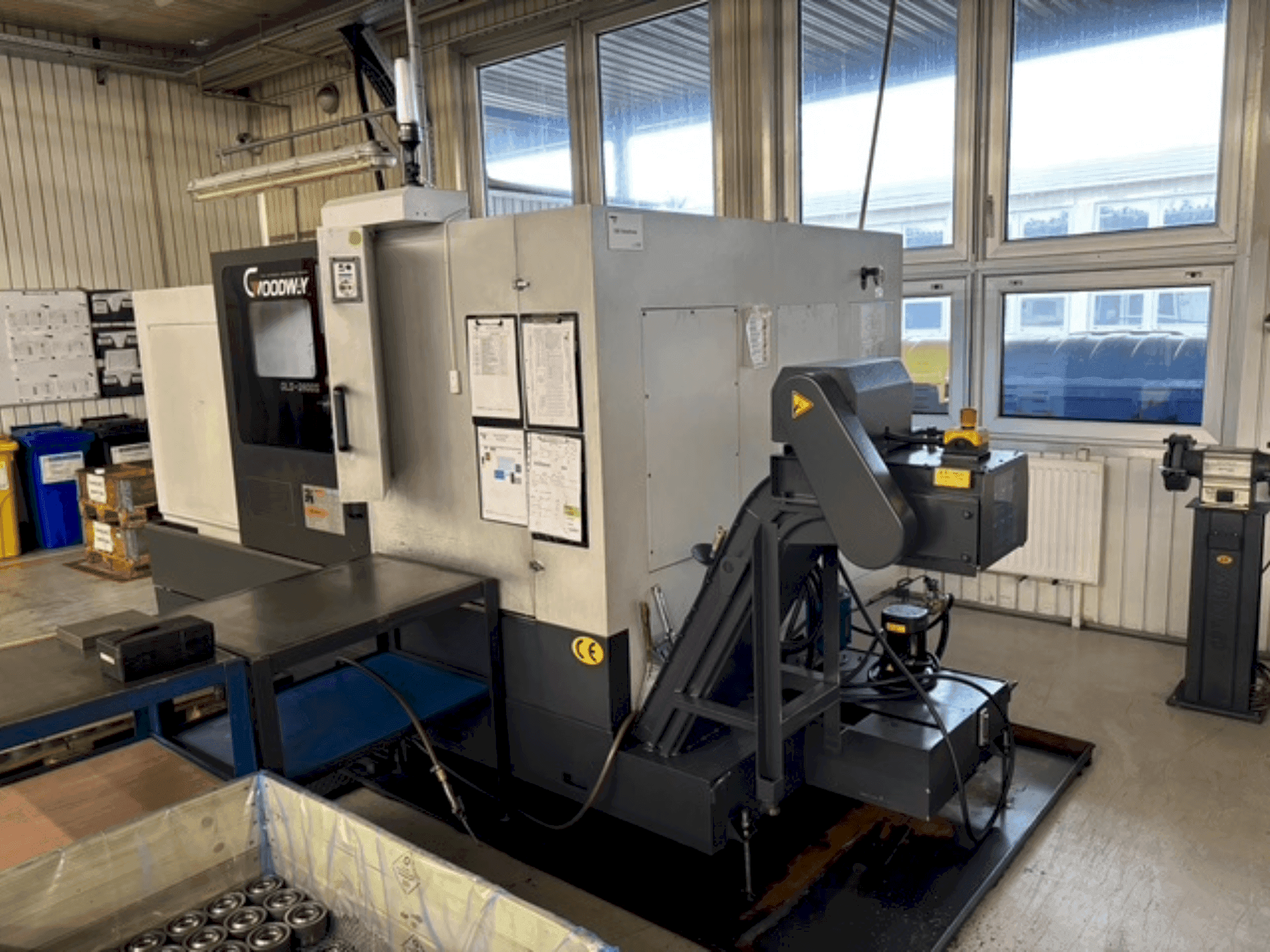 Frontansicht der Goodway GLS-2800S Maschine