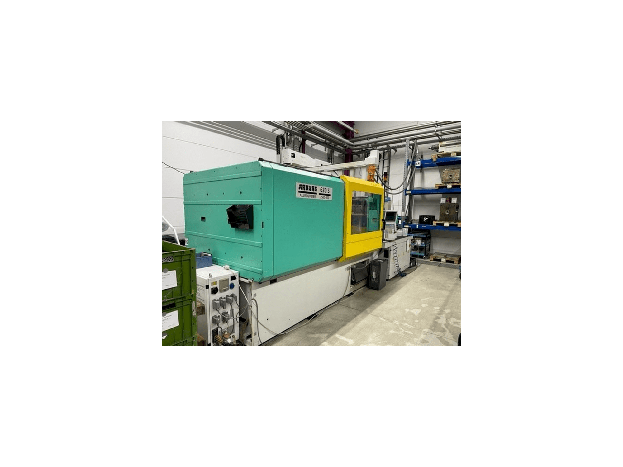 Frontansicht der Arburg 420C 1000-250 Maschine