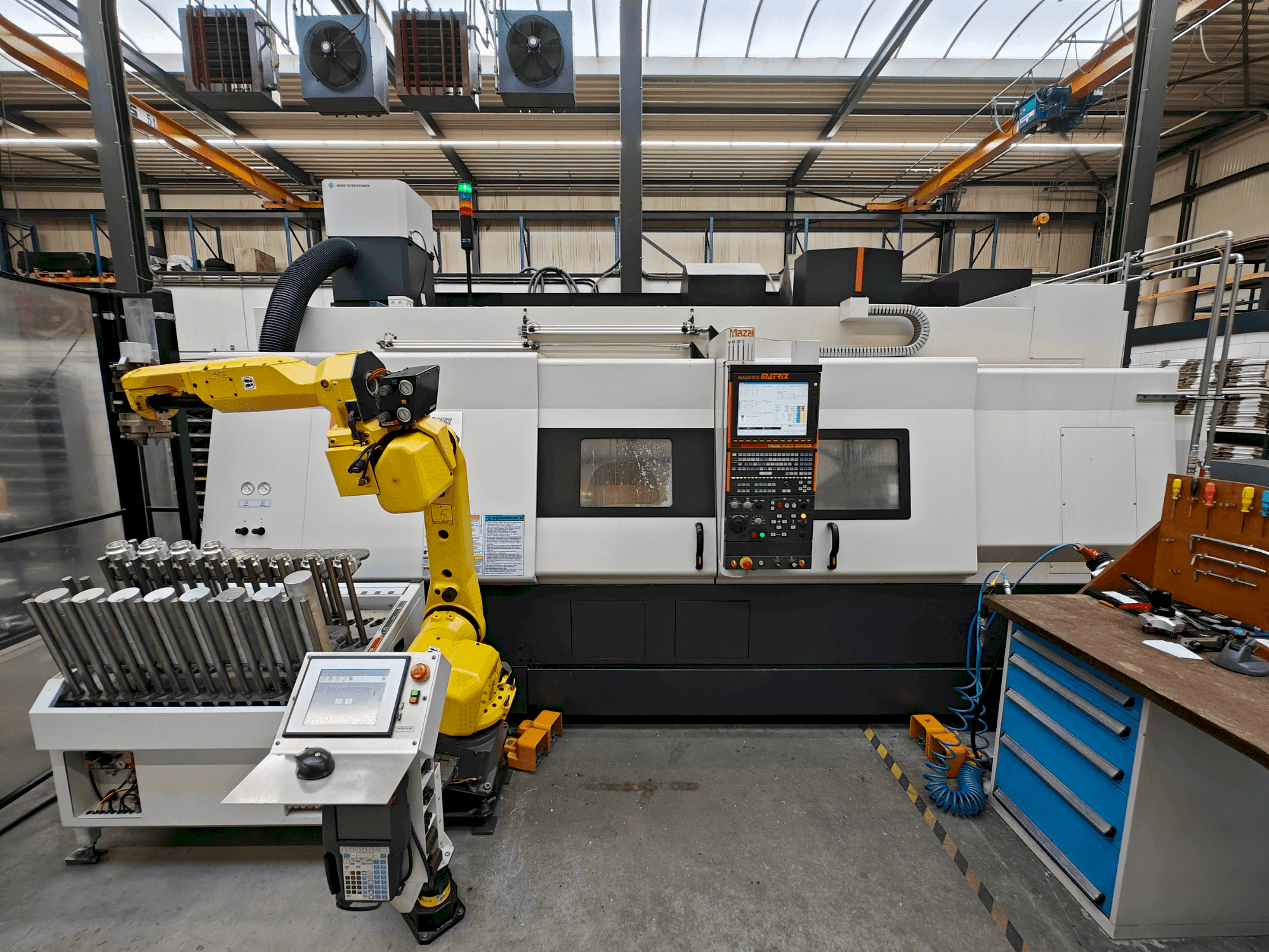 Frontansicht der Mazak Integrex 400-IV-S x 1500 Maschine