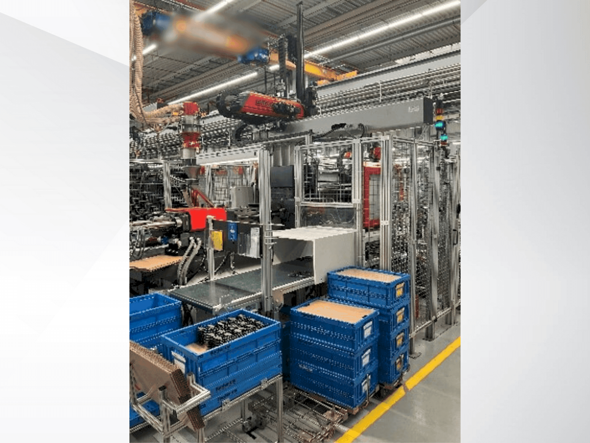 Frontansicht der Arburg Allrounder 470 S 1300-350 (2004) Maschine