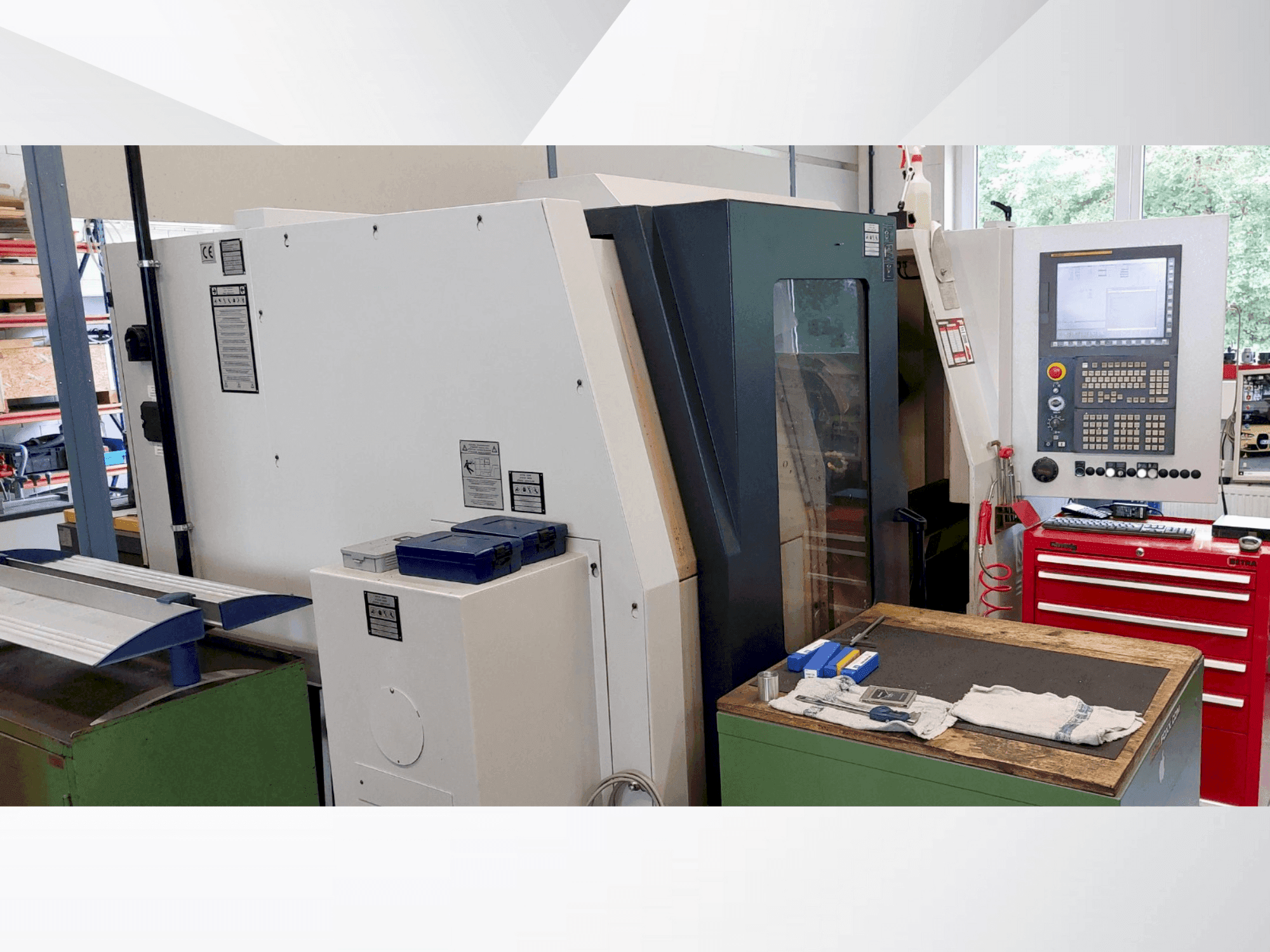 Frontansicht der SPINNER TC 600 65 MC Maschine