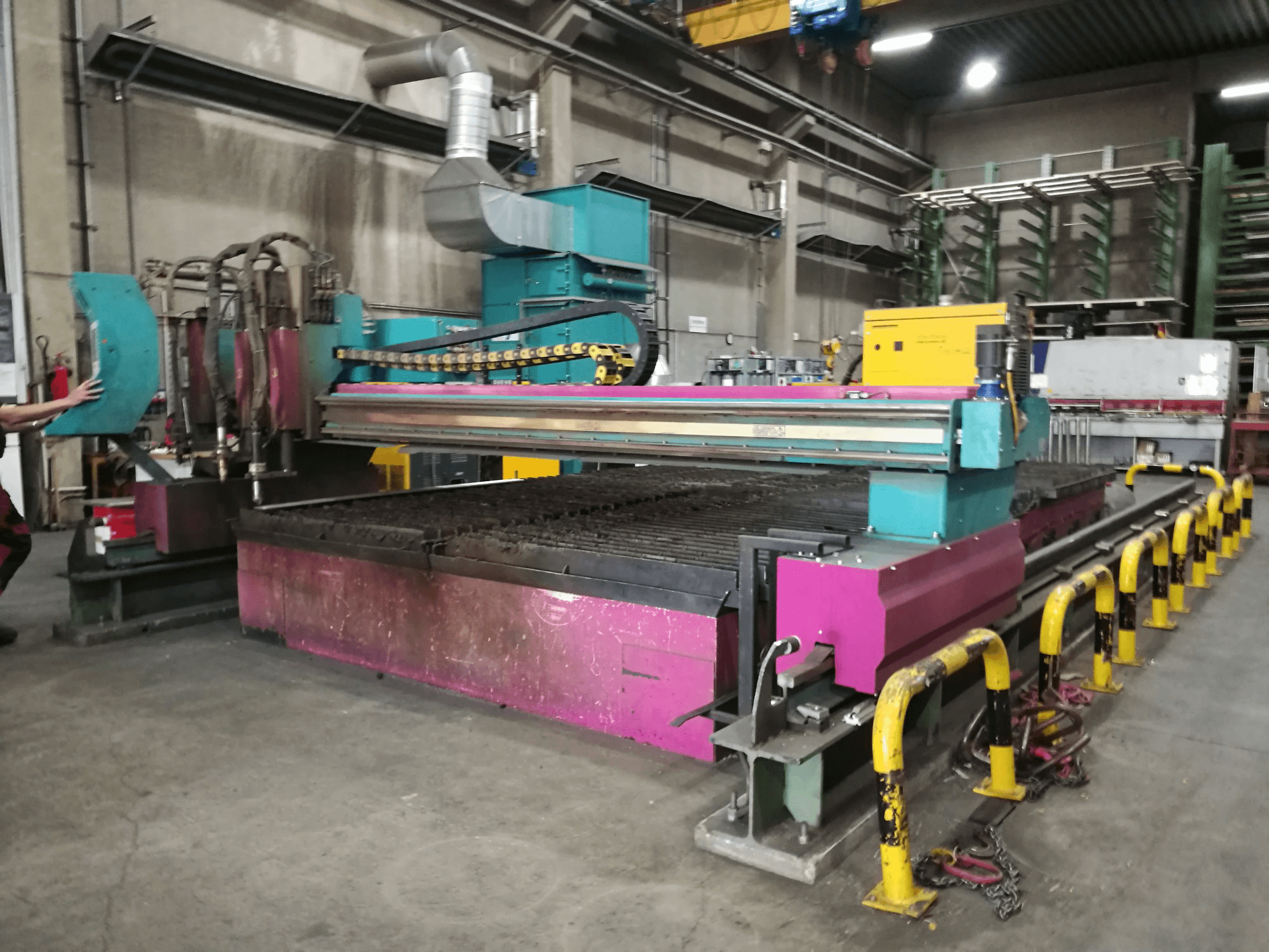 Rechte Ansicht der SATO SATRONIK LS3500 Maschine