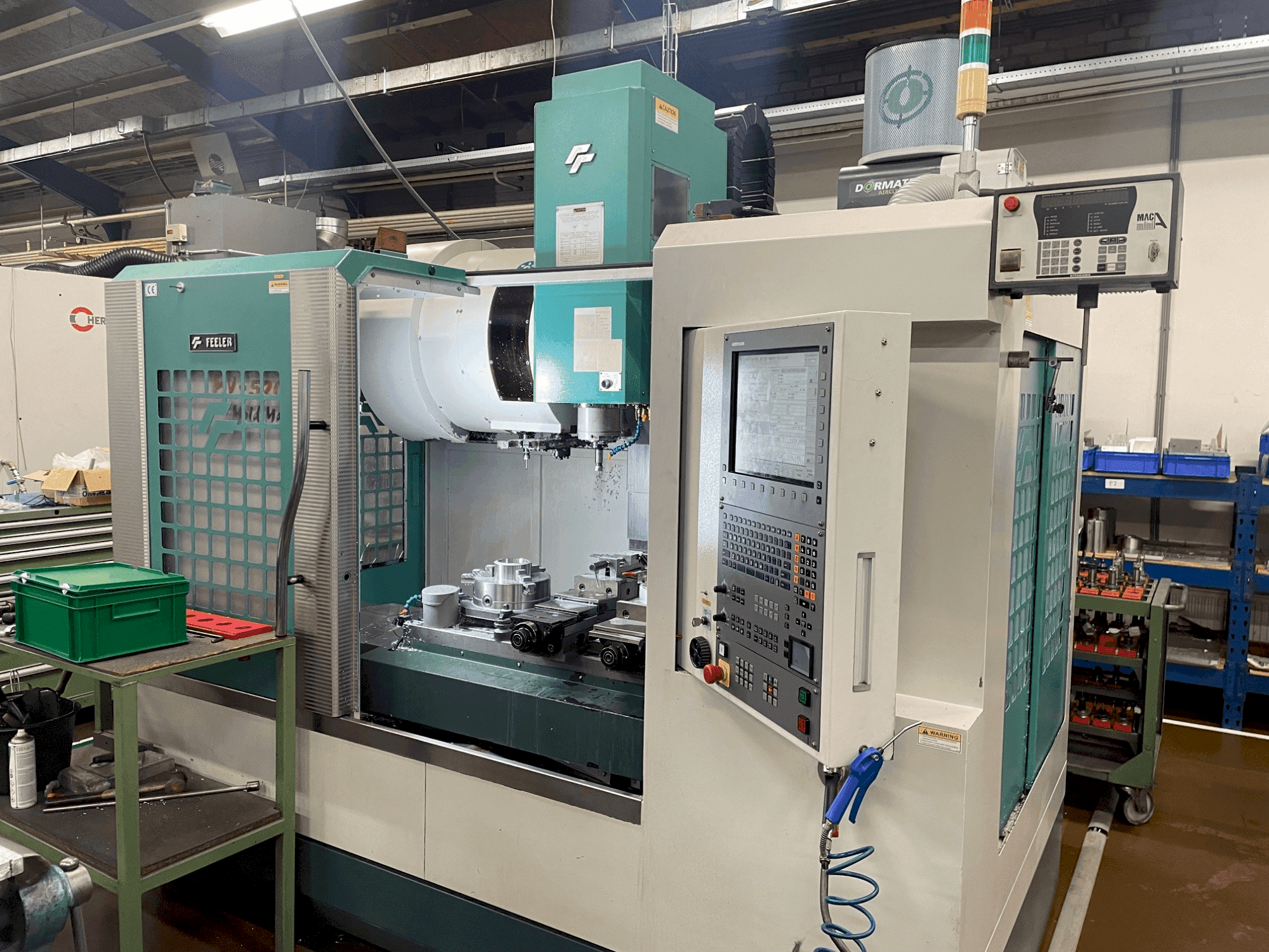 Frontansicht der Feeler EV-520 plus A Maschine