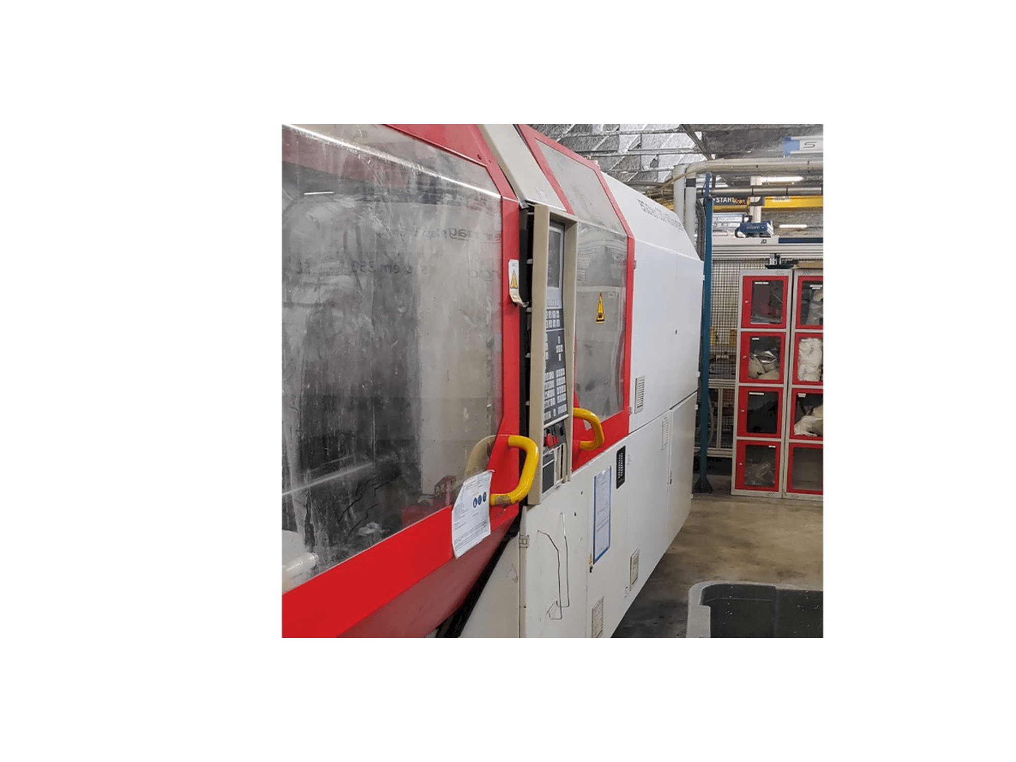 Frontansicht der DEMAG Ergotech 330-1450 system Maschine