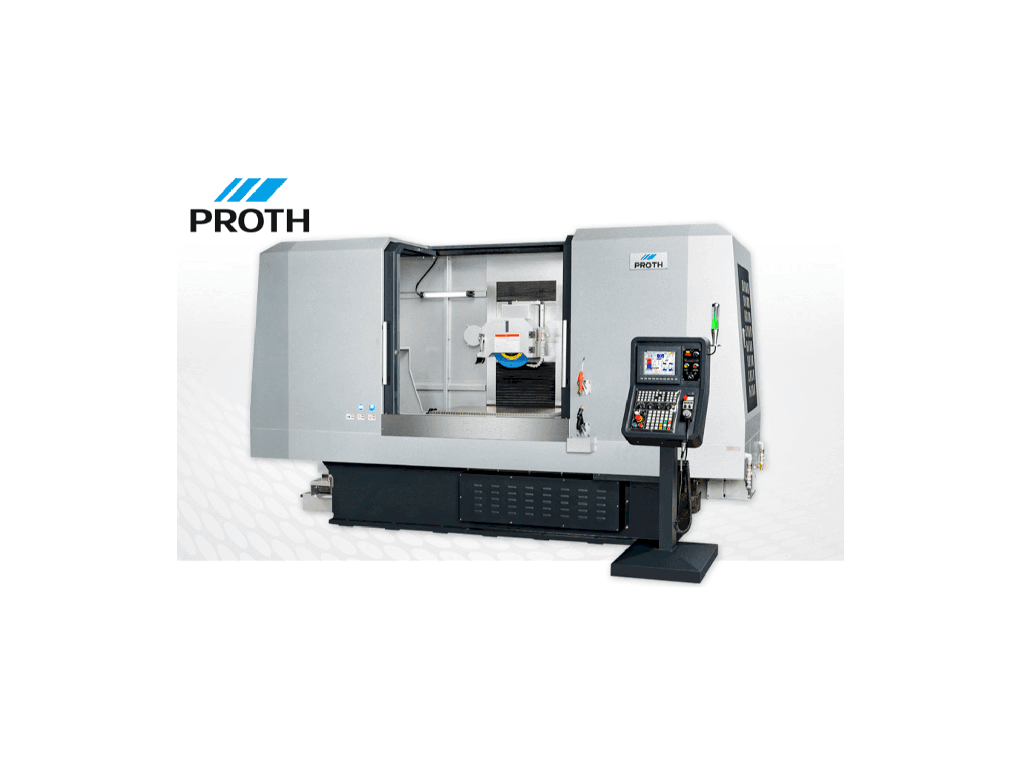 Frontansicht der Proth PSGC-50100AHR Maschine