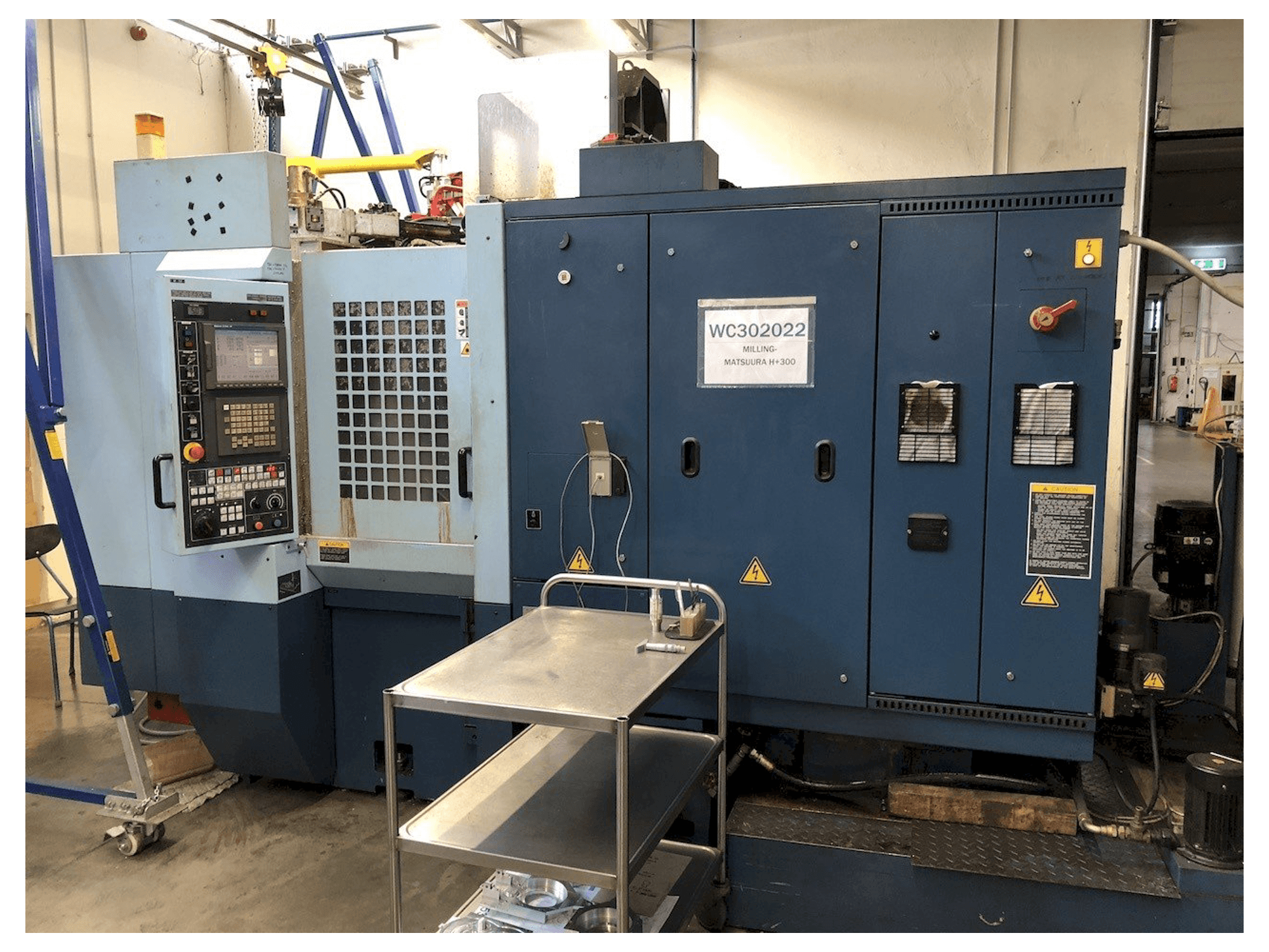 Frontansicht der Matsuura H Plus-300 Maschine