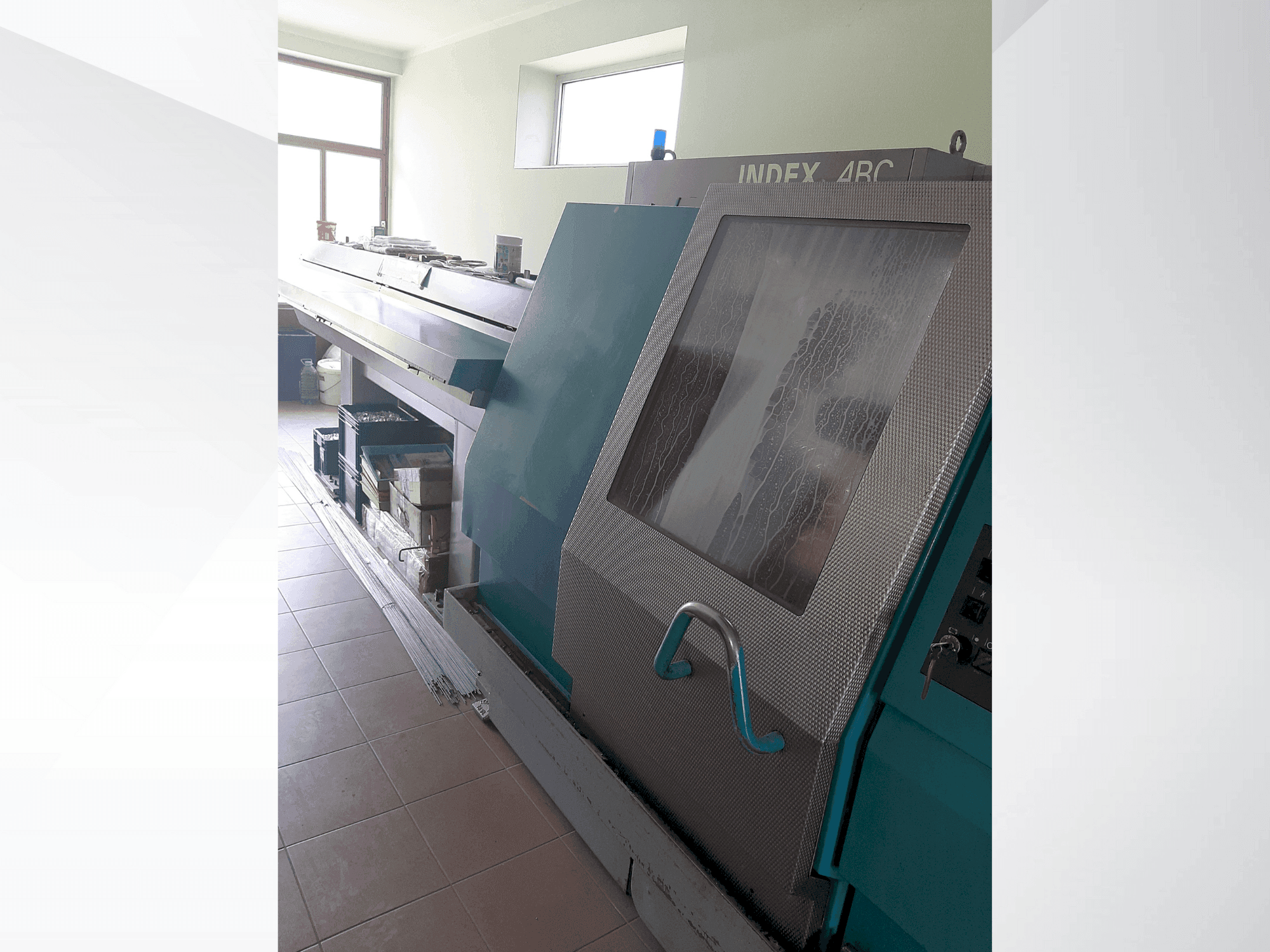 Frontansicht der Index ABC 42 Maschine