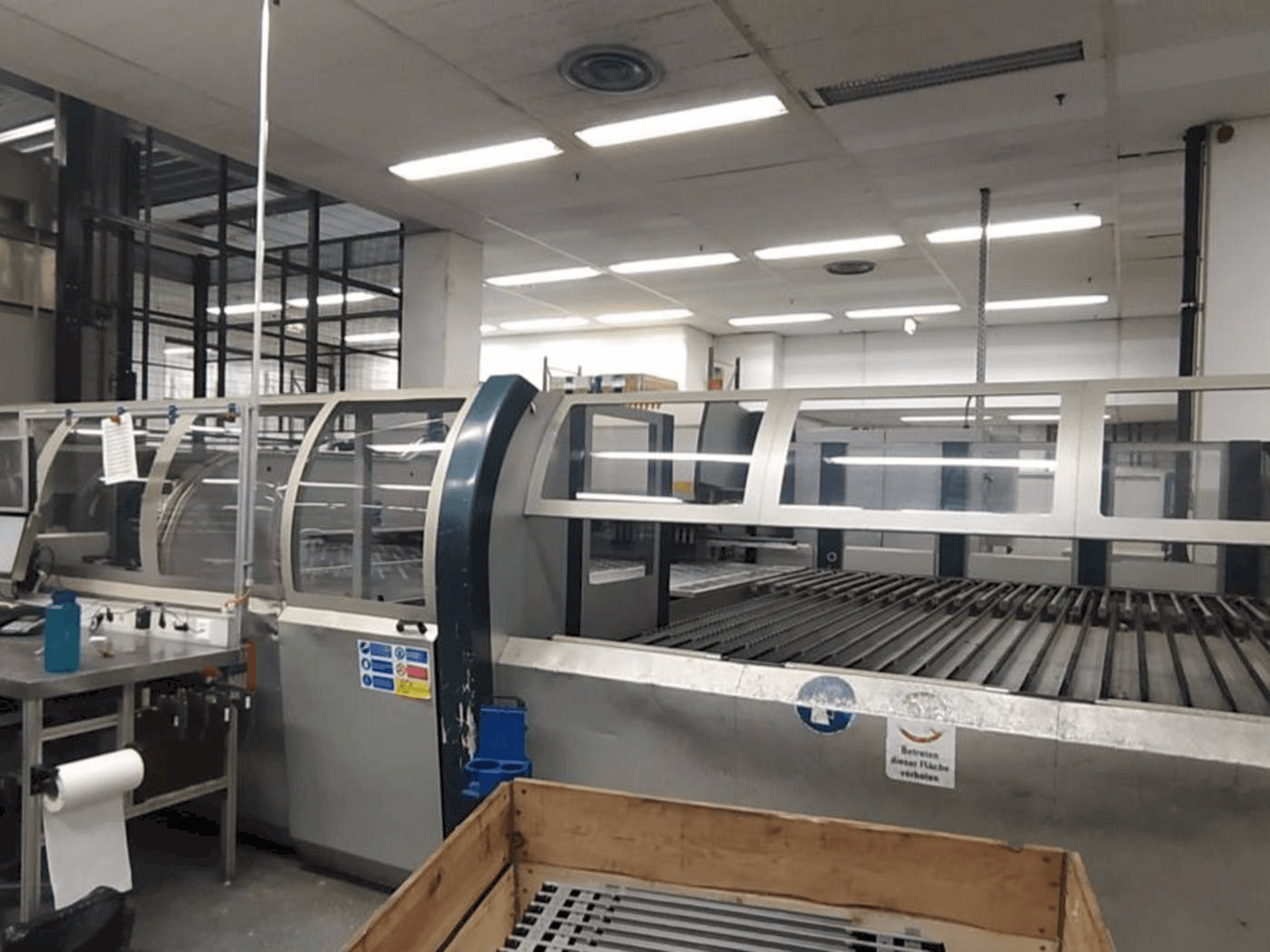 Frontansicht der Salvagnini P4 Maschine