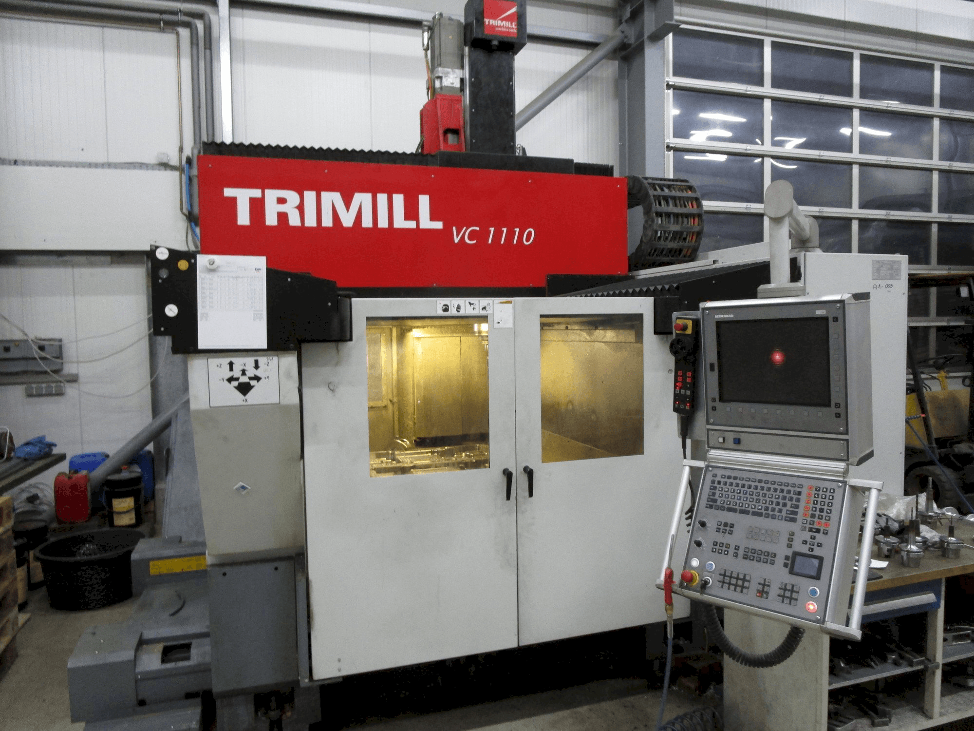 Frontansicht der TRIMILL VC1110 Maschine