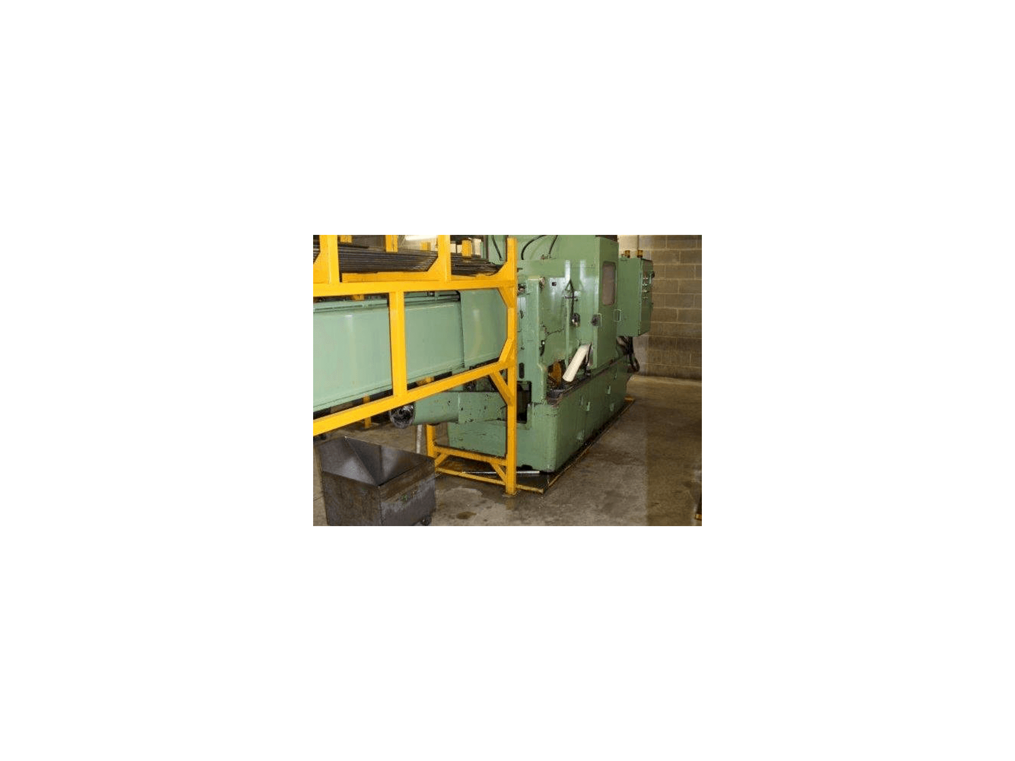 Frontansicht der Wickman 1"-6 Maschine