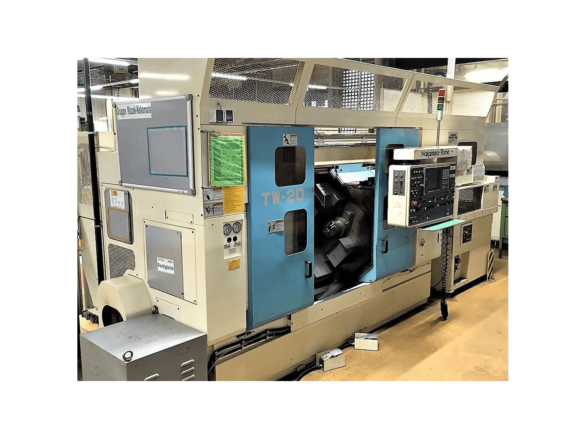 Linke Ansicht der NAKAMURA-TOME TW-20 Maschine