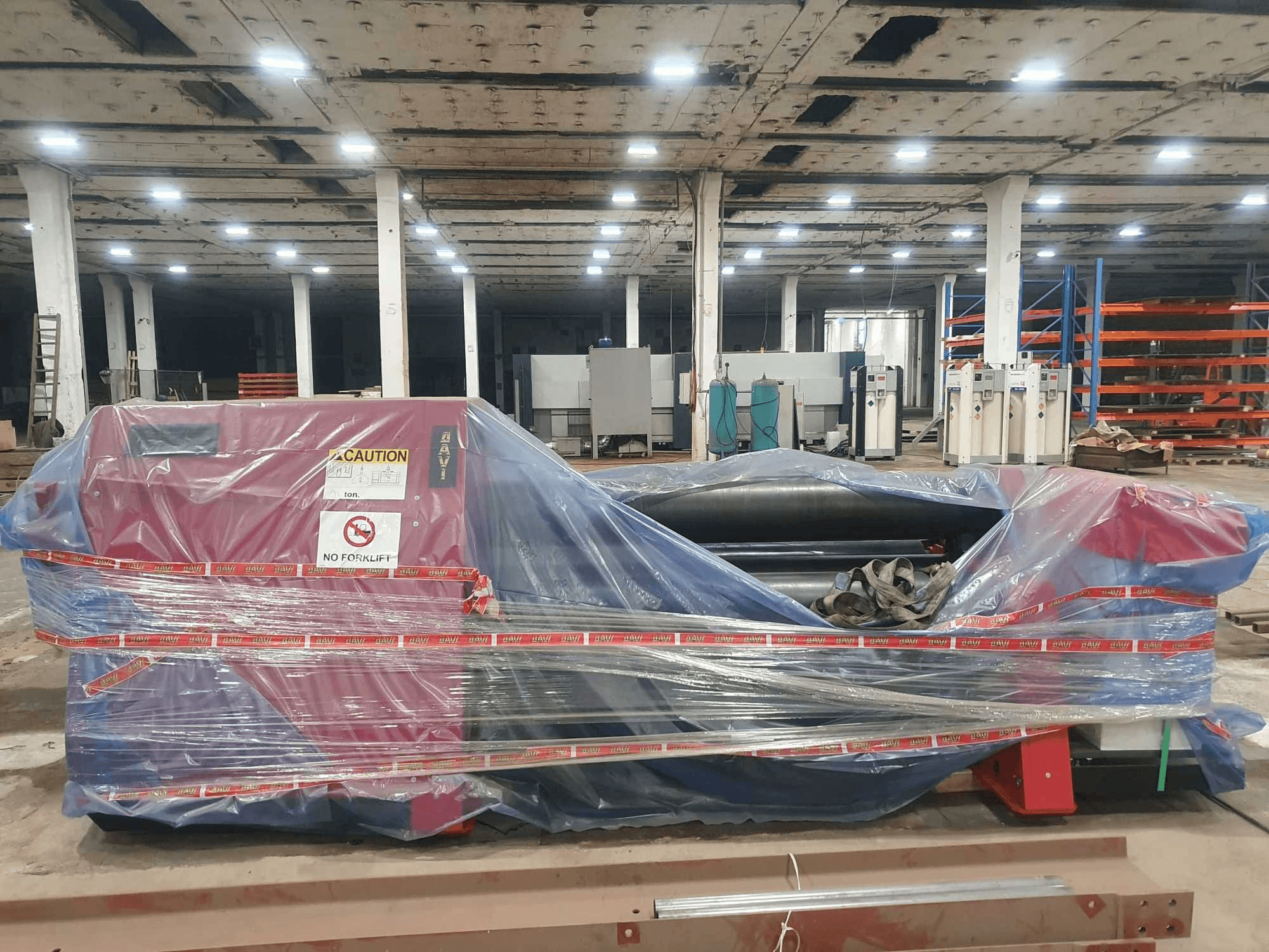 Frontansicht der Davi MCB E20 Maschine