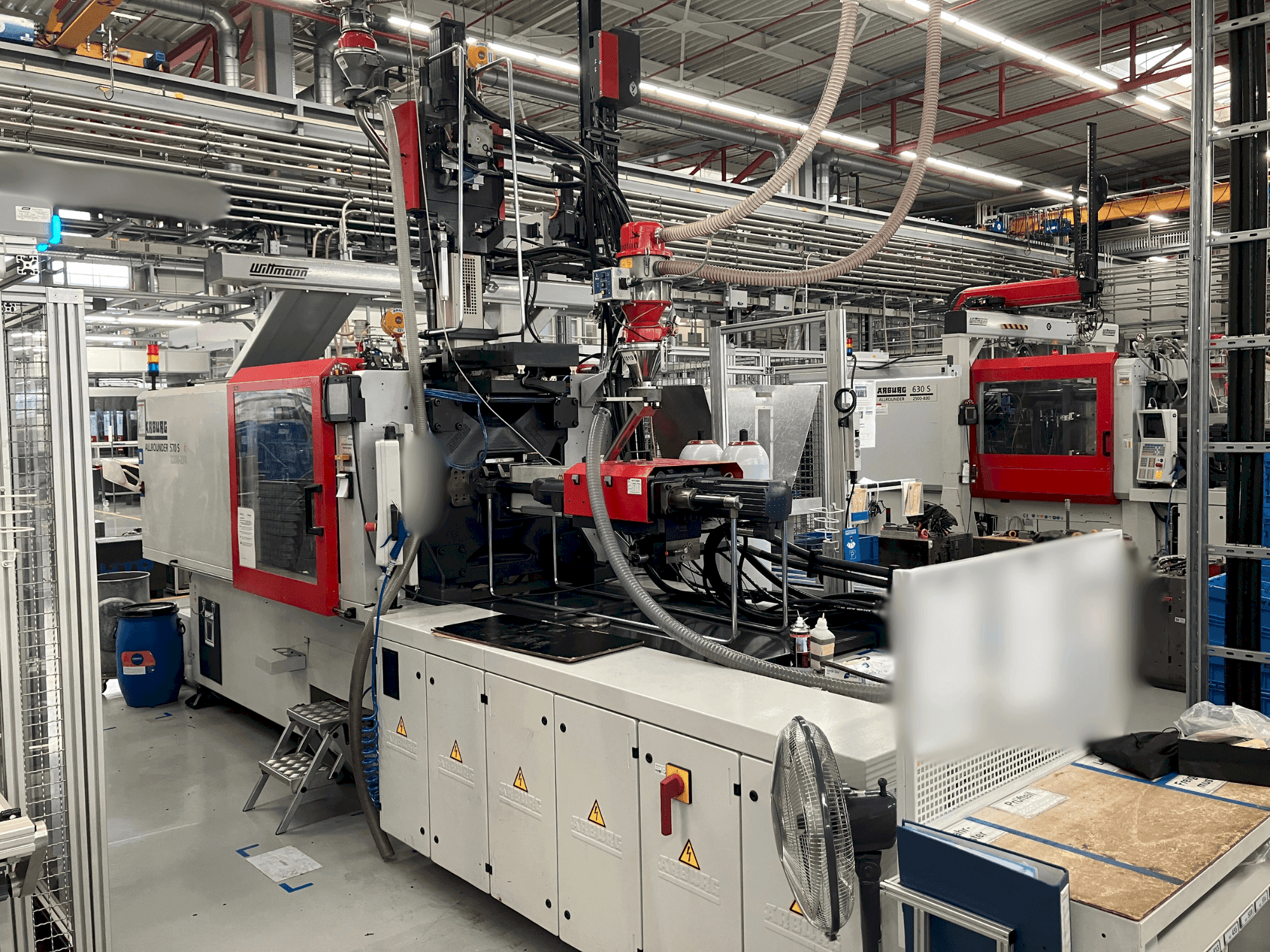 Frontansicht der Arburg Allrounder 570 S 2200-290 / 170 Maschine