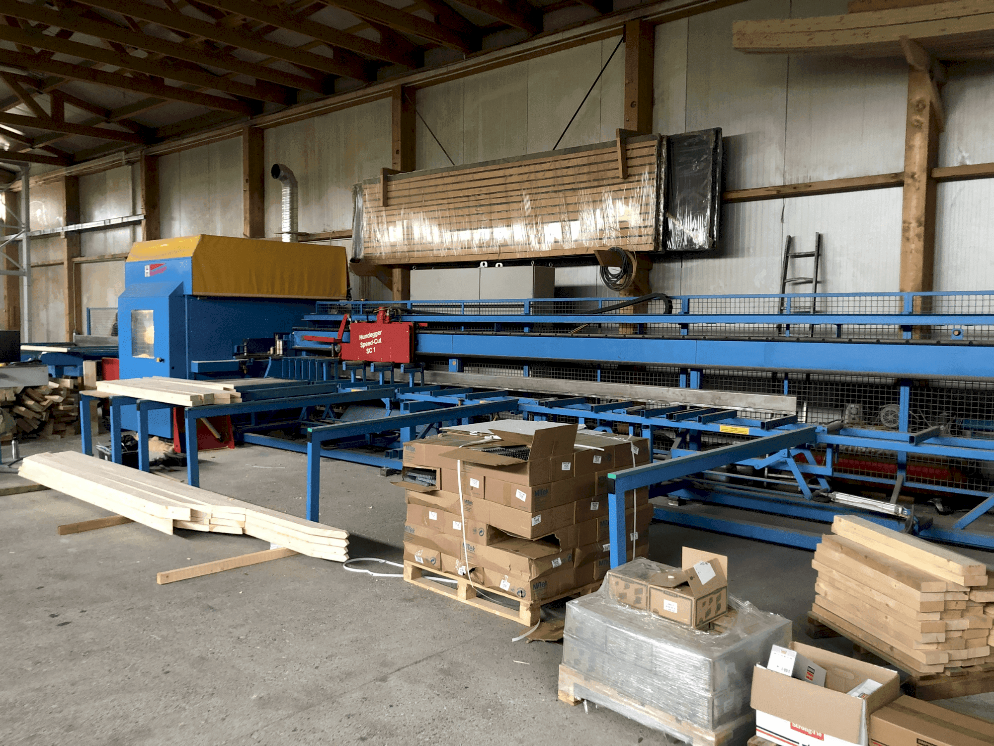 Frontansicht der HUNDEGGER Speed-Cut SC1 Maschine
