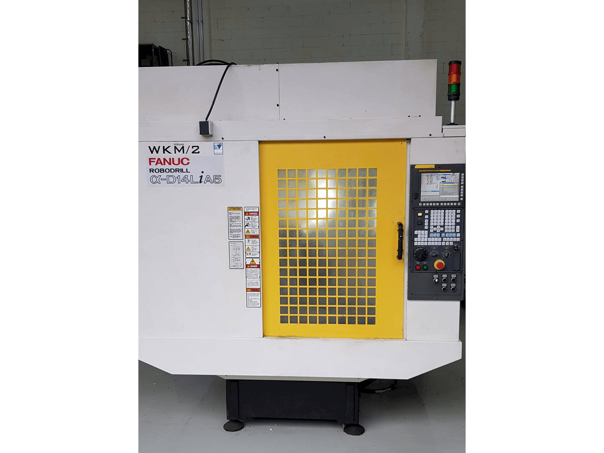 Frontansicht der FANUC Robodrill a-D14LiA5 Maschine