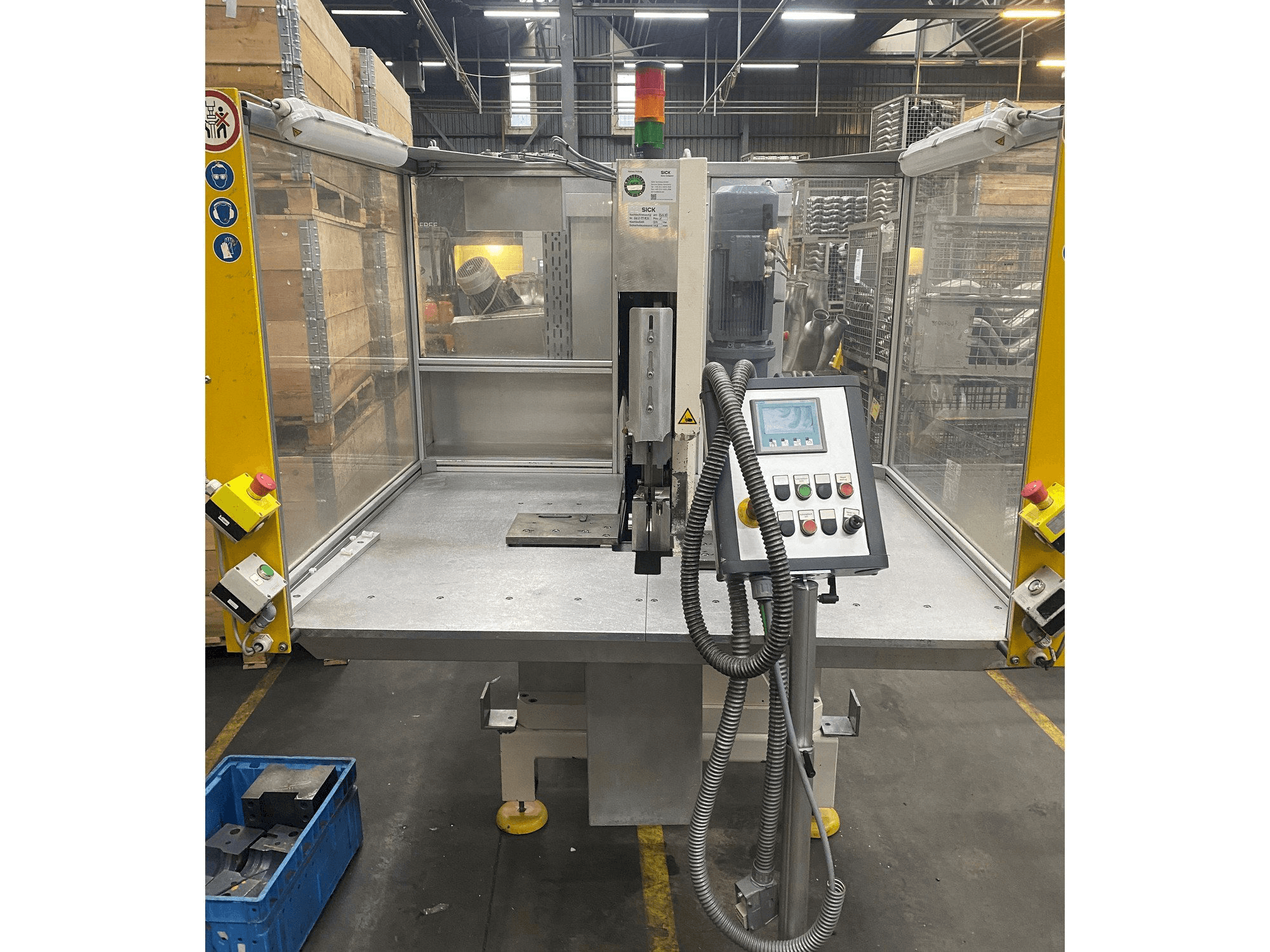 Frontansicht der Schmidt und Remmert EMT80-2-F02 Maschine