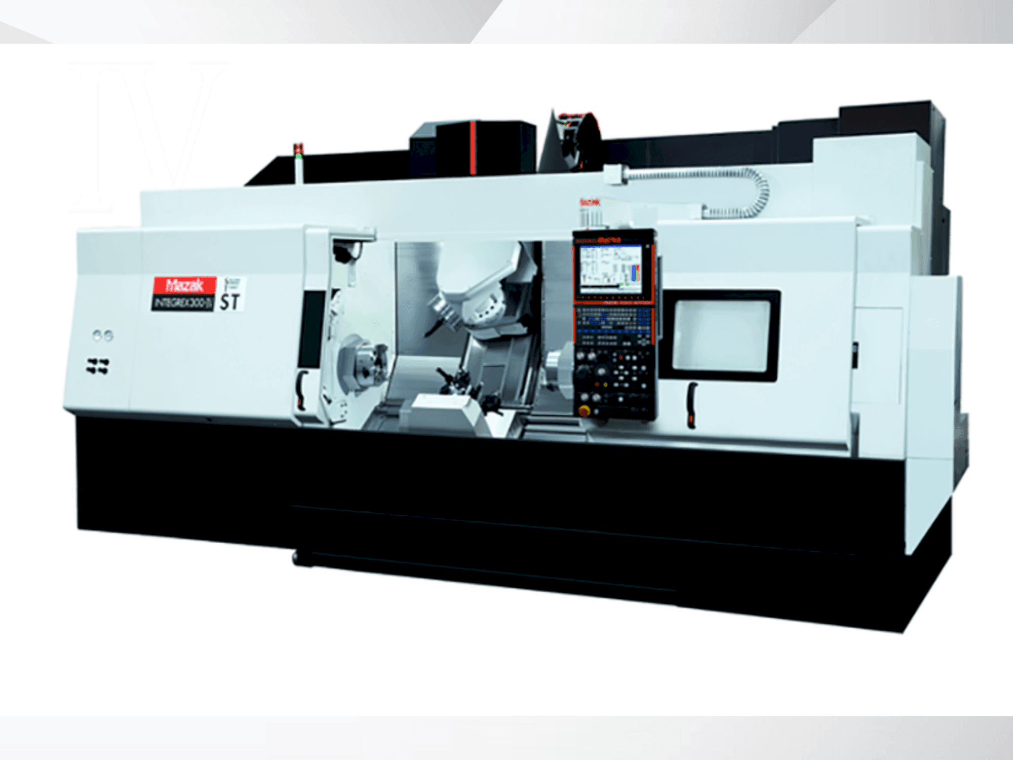 Frontansicht der Mazak MAZAK Integrex 300 IV ST x 1500 U Maschine
