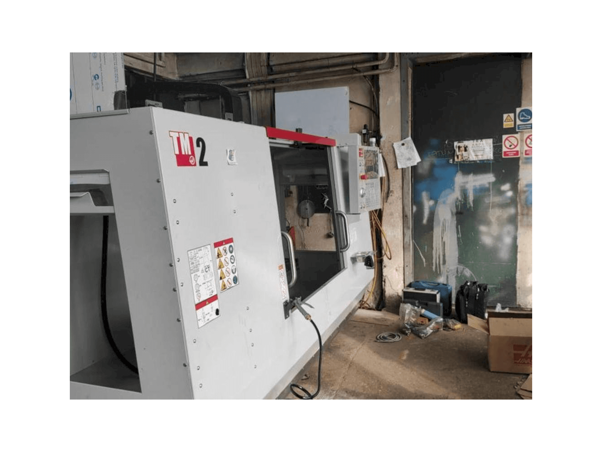 Frontansicht der HAAS TM 2 Maschine