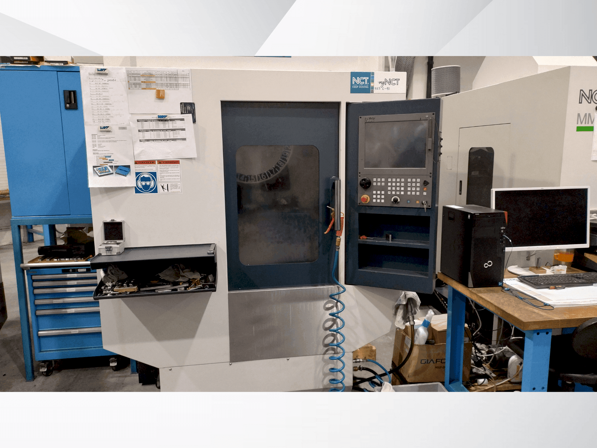 Frontansicht der NCT VD-510S Maschine